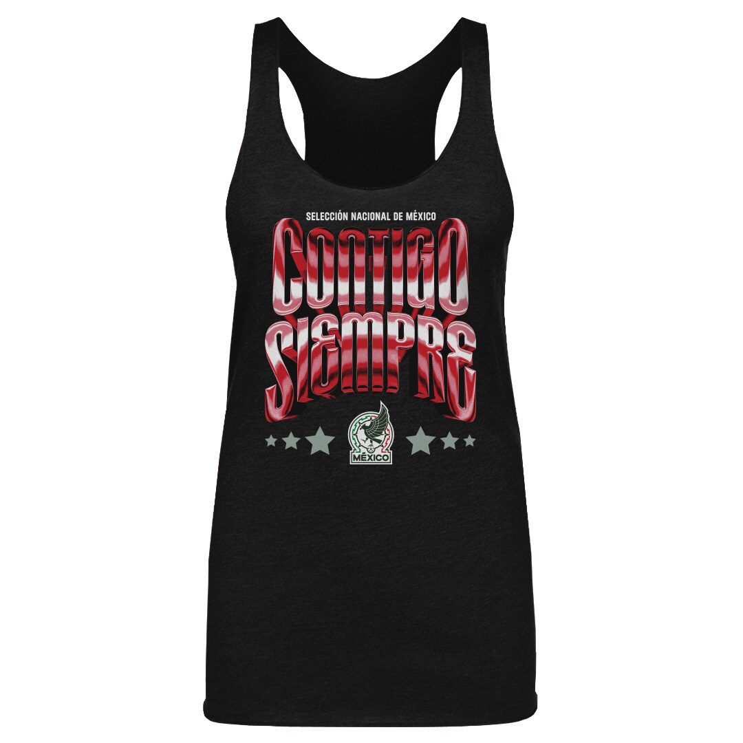 mexico national team 500 level women8217s contigo siempre vintage tri-blend tank top – black Collection – Brazil World Cup Jerseys and T-Shirts
