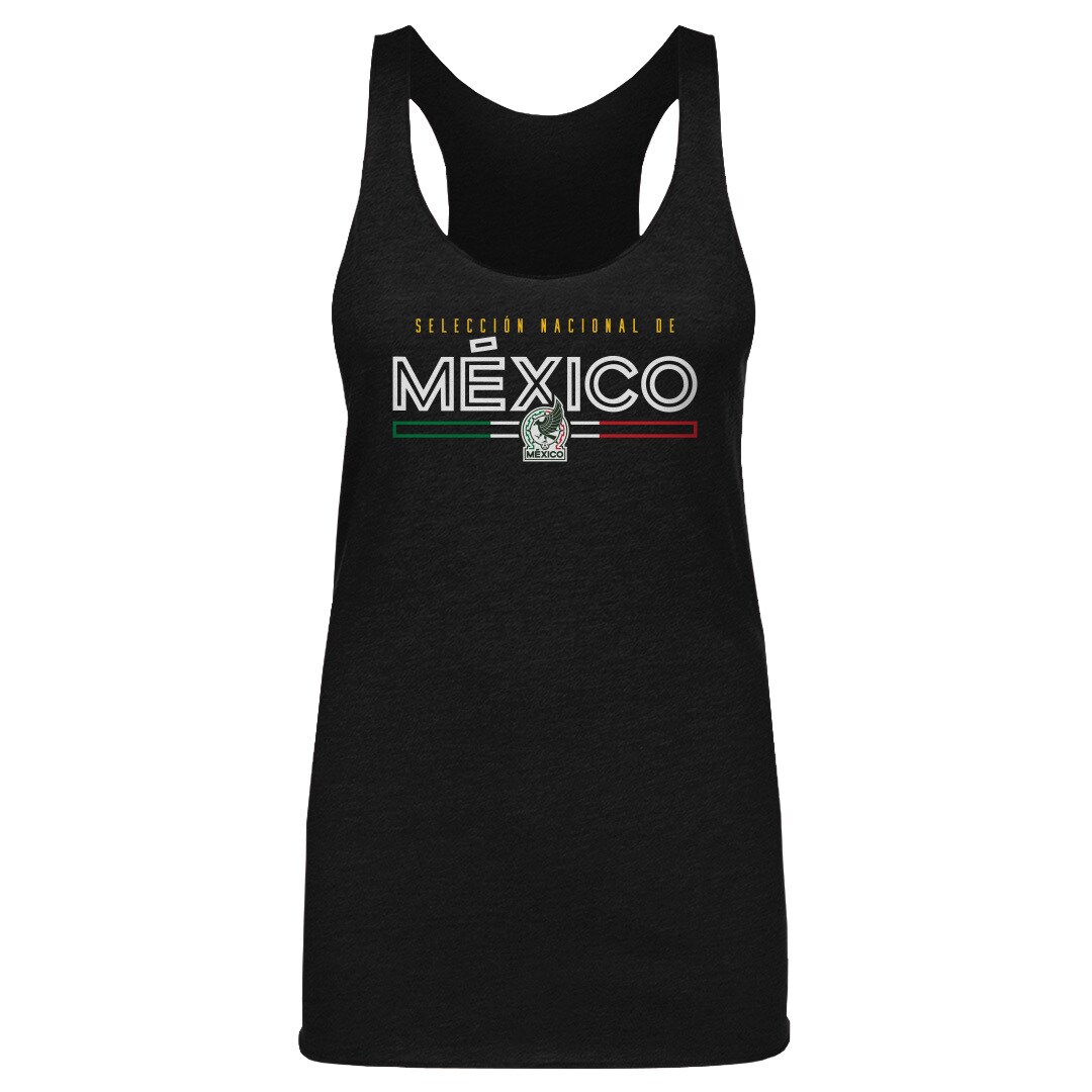 mexico national team 500 level women8217s inline tri-blend racerback tank top – black Collection – Brazil World Cup Jerseys and T-Shirts