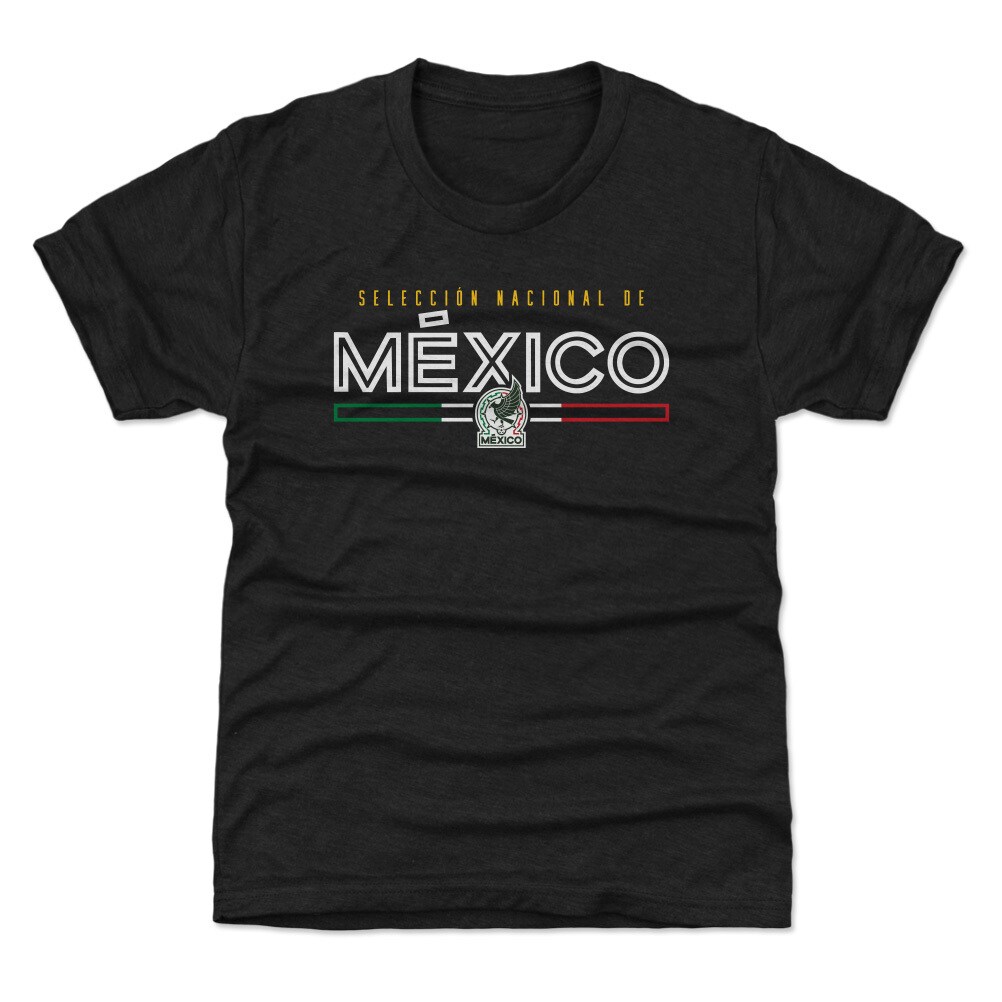 mexico national team 500 level youth inline tri-blend t-shirt – black Collection – Brazil World Cup Jerseys and T-Shirts