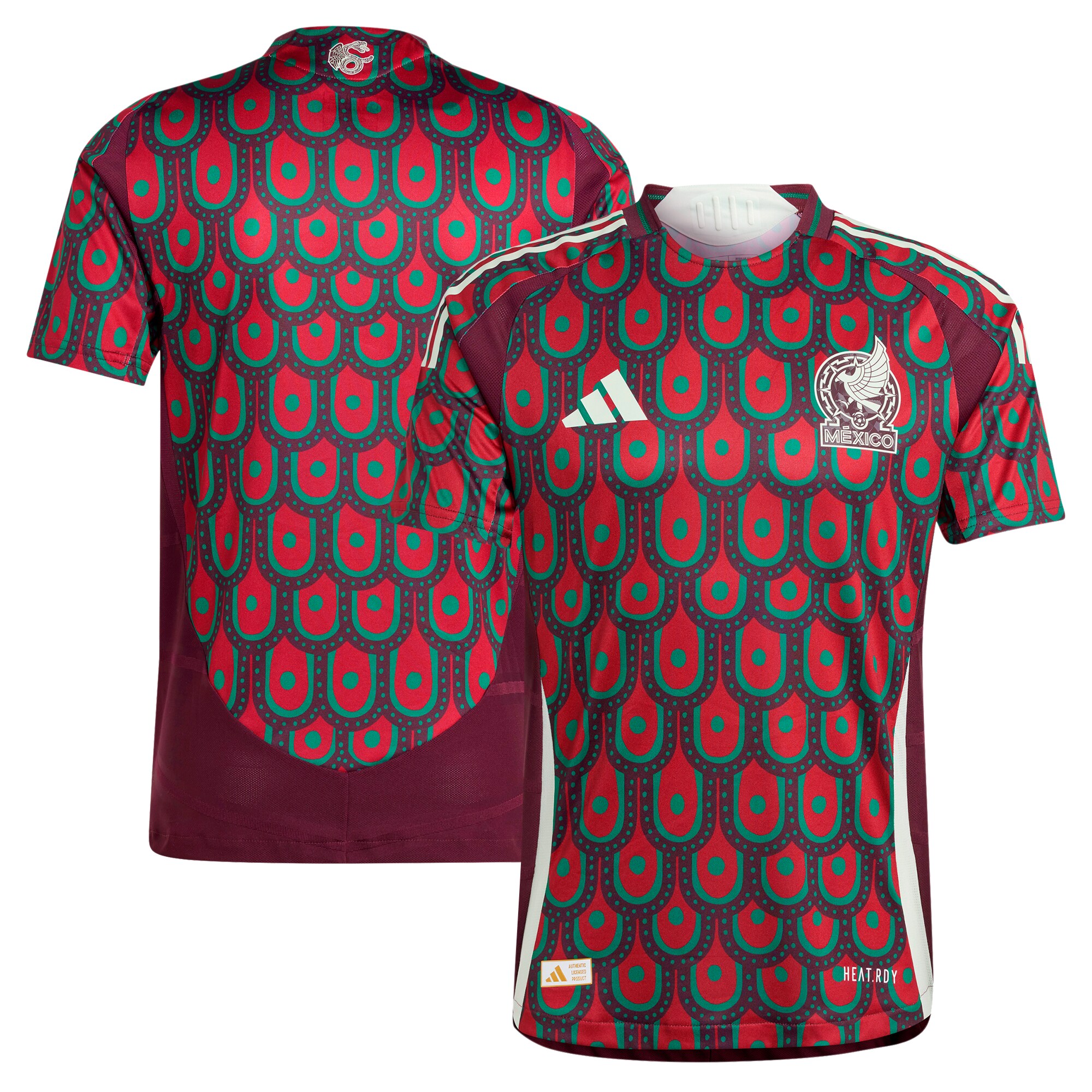 mexico national team adidas 2024 home authentic jersey – burgundy Collection – Brazil World Cup Jerseys and T-Shirts