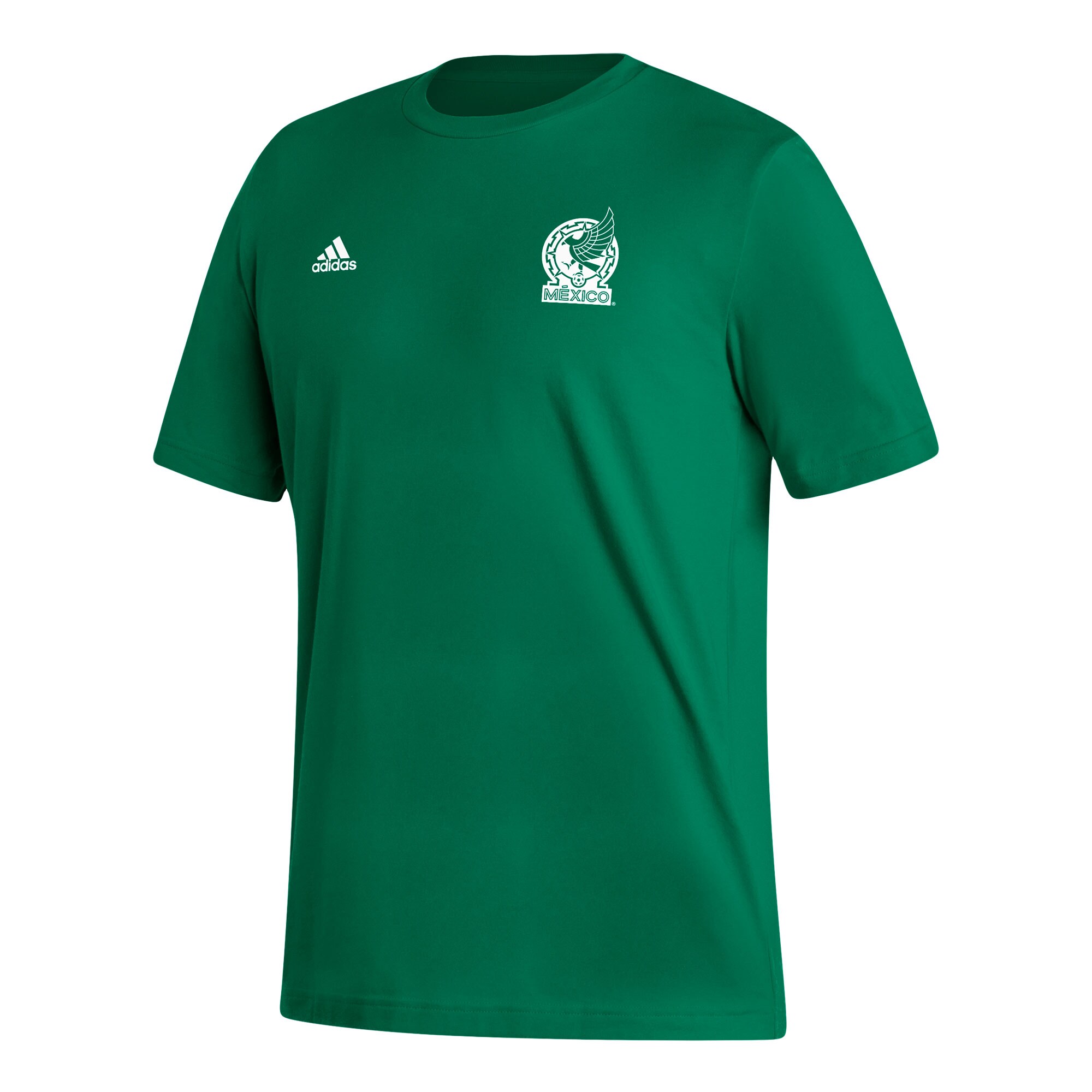 mexico national team adidas crest t-shirt – kelly green Collection – Brazil World Cup Jerseys and T-Shirts