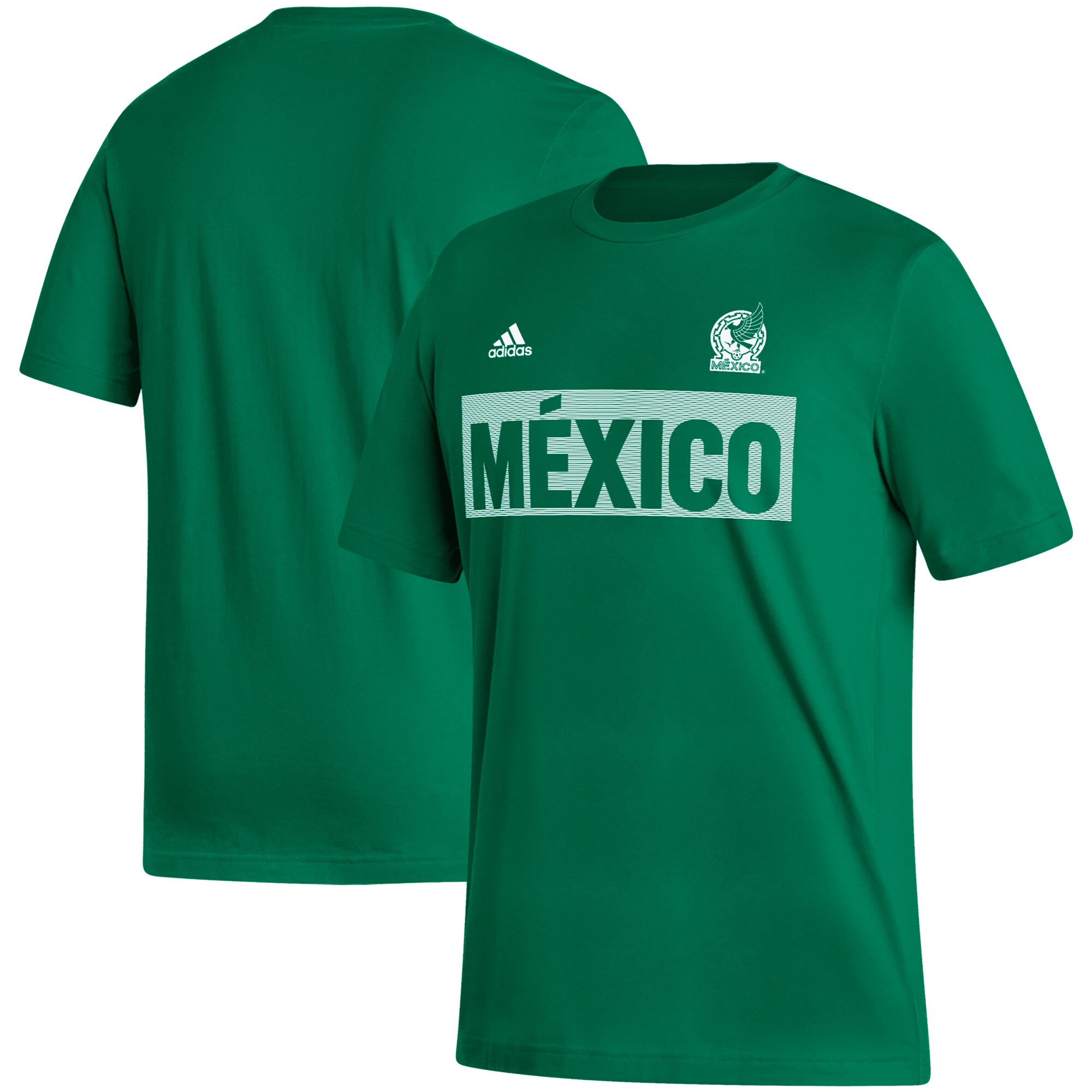 mexico national team adidas culture bar t-shirt – kelly green Collection – Brazil World Cup Jerseys and T-Shirts