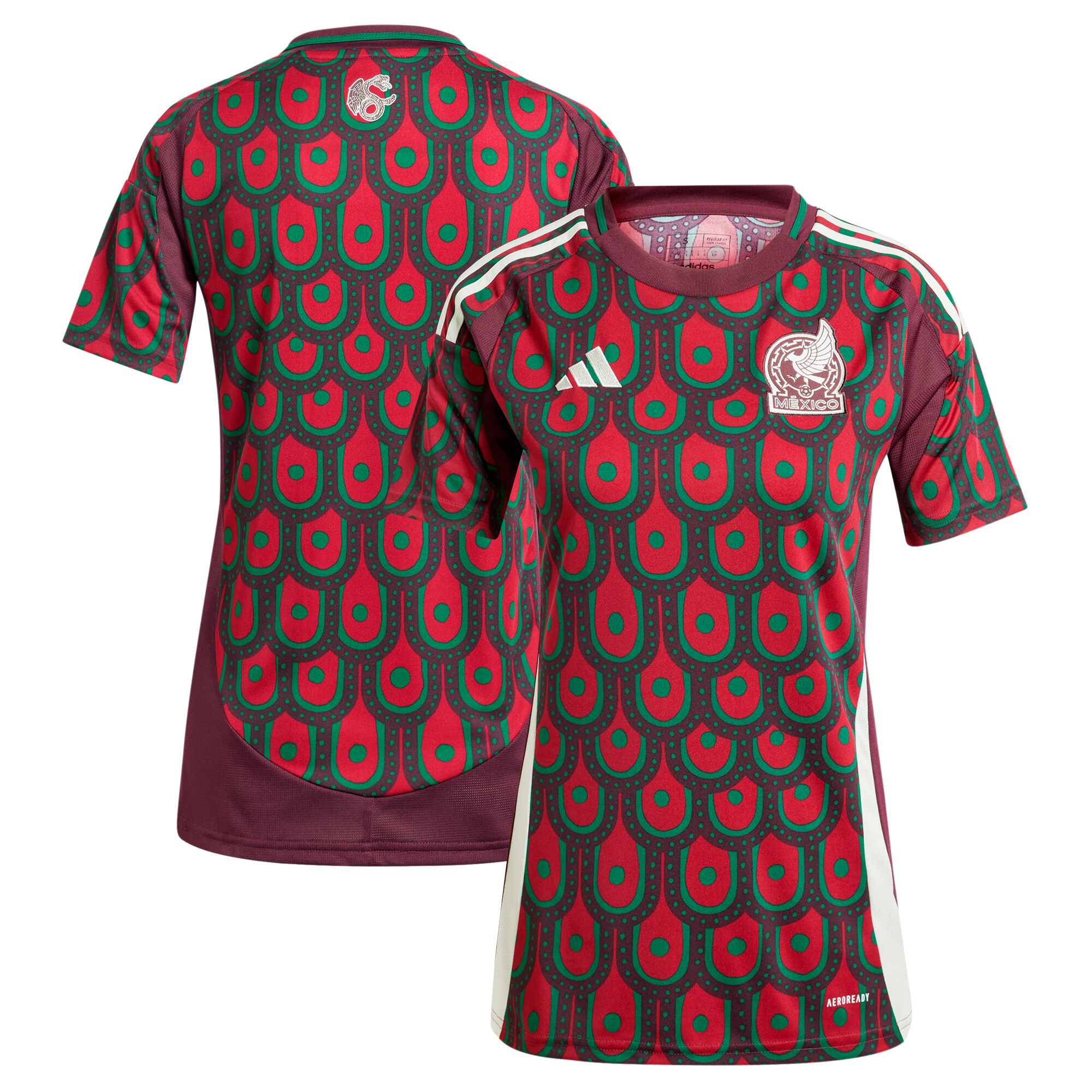 mexico national team adidas women8217s 2024 home replica jersey – burgundy Collection – Brazil World Cup Jerseys and T-Shirts