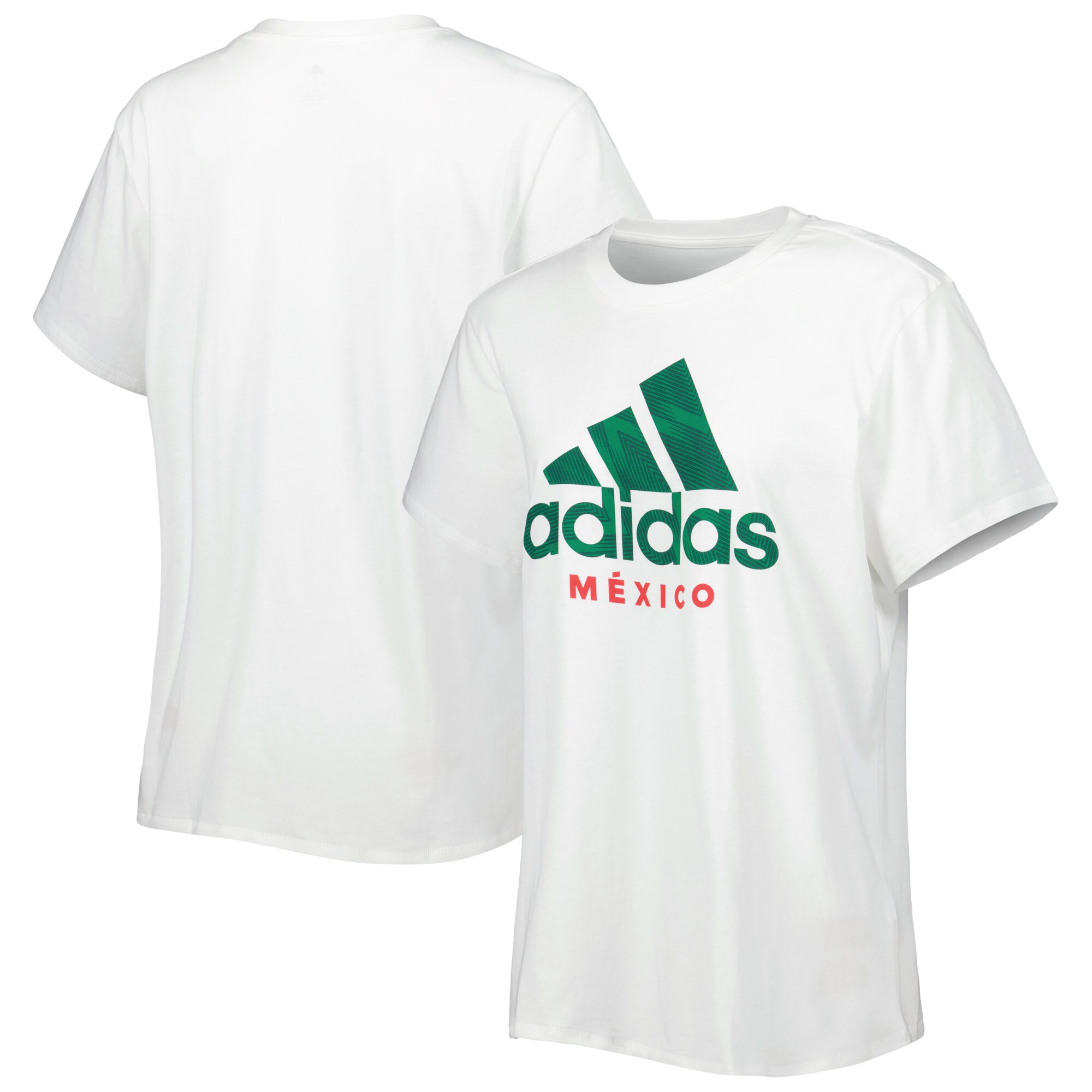 mexico national team adidas women8217s dna t-shirt – white Collection – Brazil World Cup Jerseys and T-Shirts