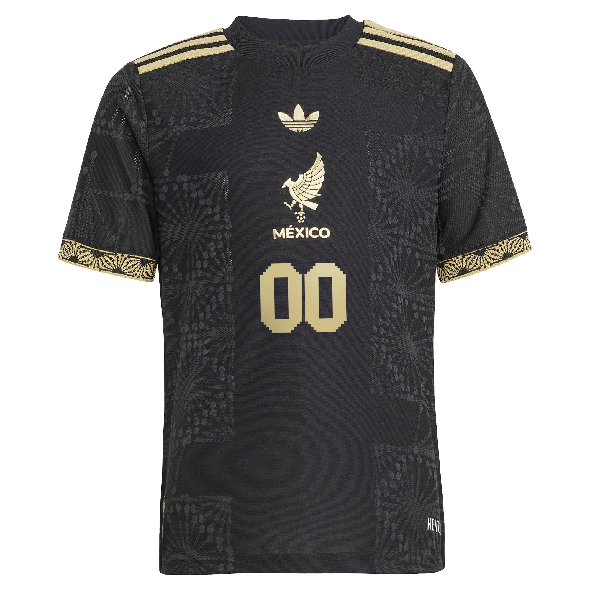 mexico national team adidas youth 2025 third authentic custom jersey – black Collection – Brazil World Cup Jerseys and T-Shirts