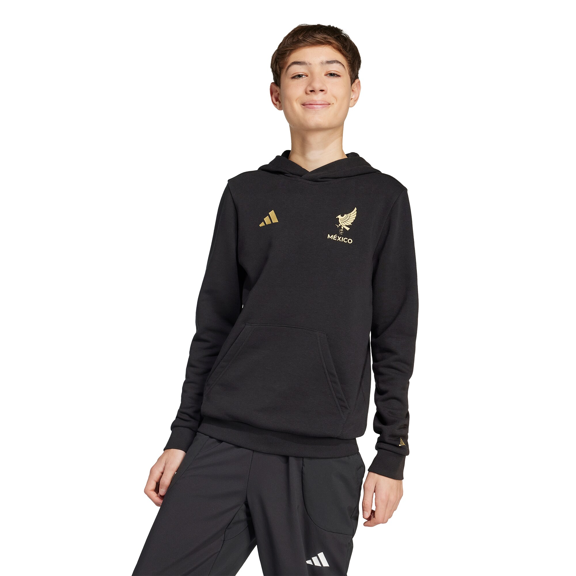 mexico national team adidas youth 2025 third jersey dna pullover hoodie – black Collection – Brazil World Cup Jerseys and T-Shirts