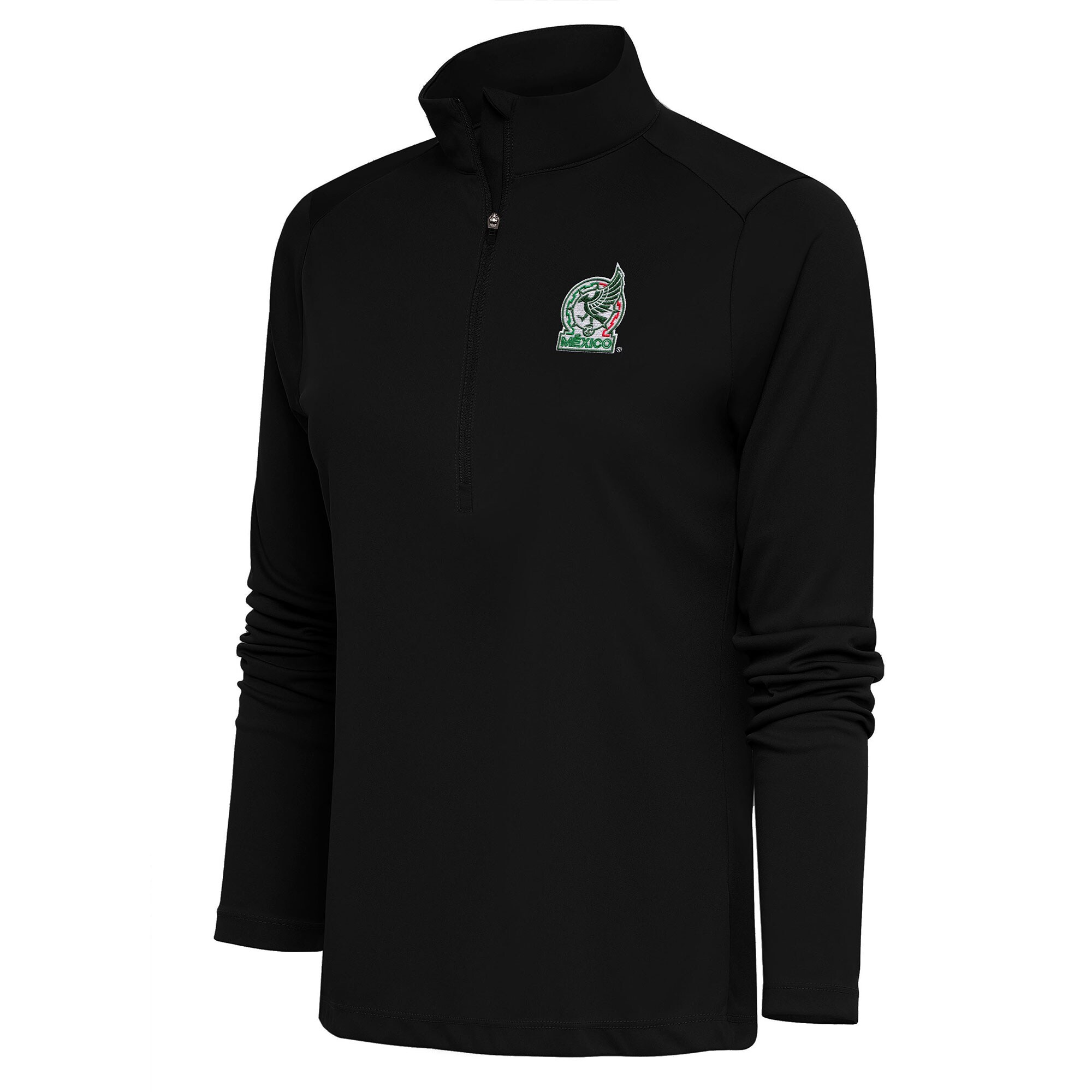 mexico national team antigua women8217s statement half-zip pullover top – black Collection – Brazil World Cup Jerseys and T-Shirts