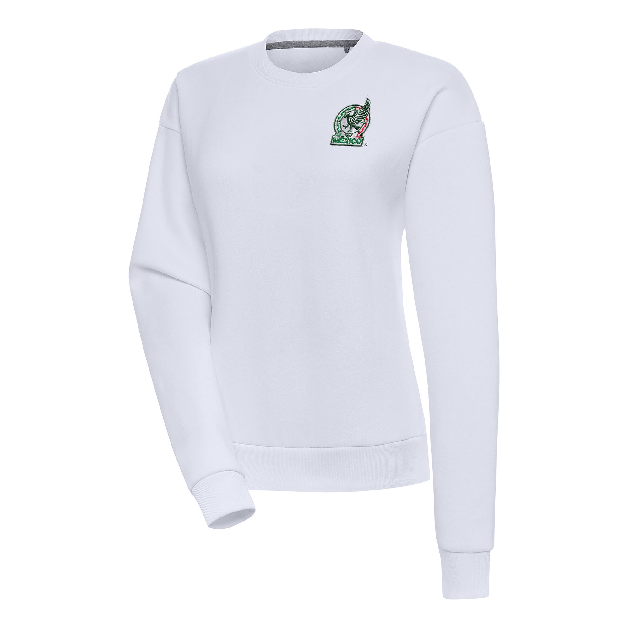 mexico national team antigua women8217s takeover crewneck pullover sweatshirt – white Collection – Brazil World Cup Jerseys and T-Shirts