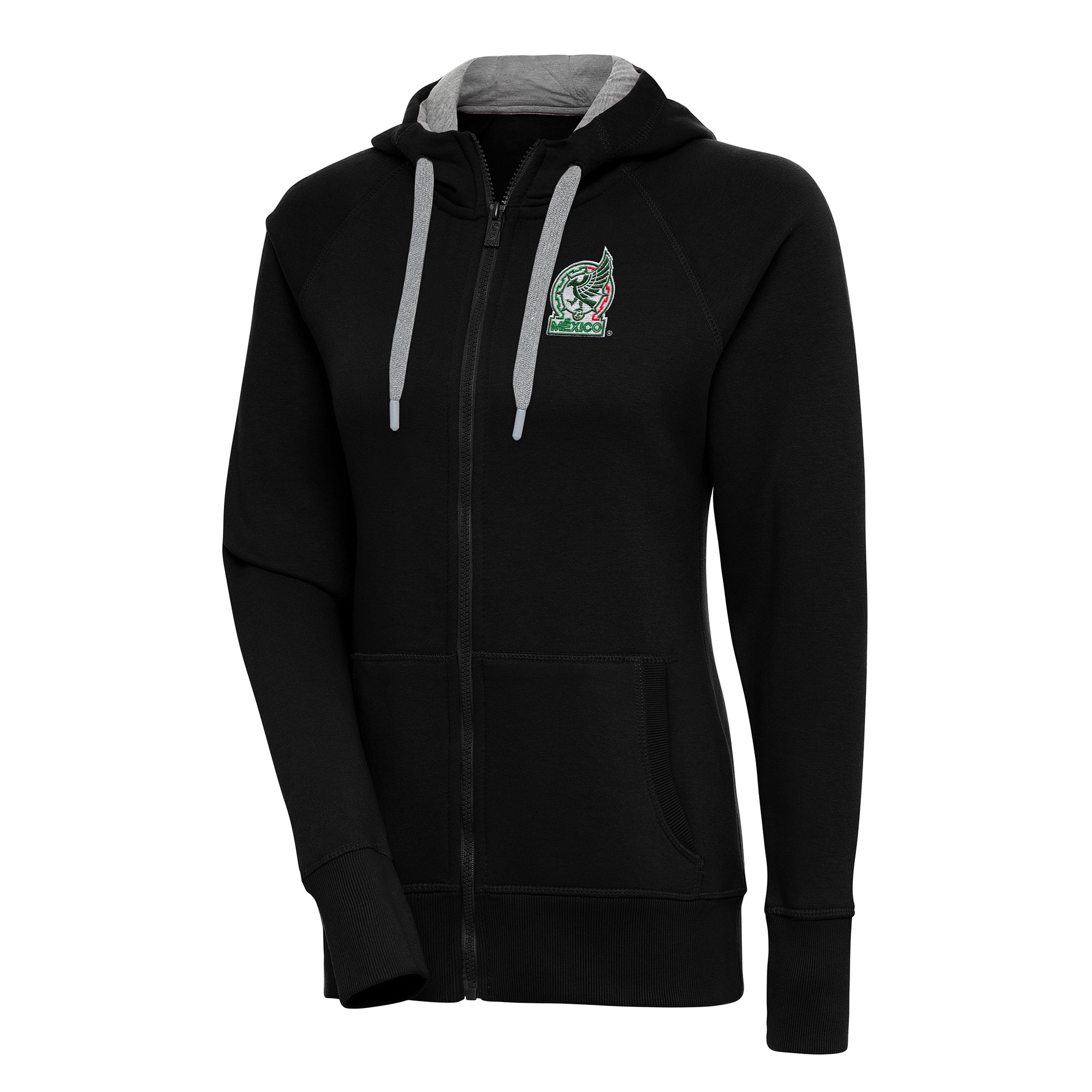 mexico national team antigua women8217s takeover full-zip hoodie – black Collection – Brazil World Cup Jerseys and T-Shirts