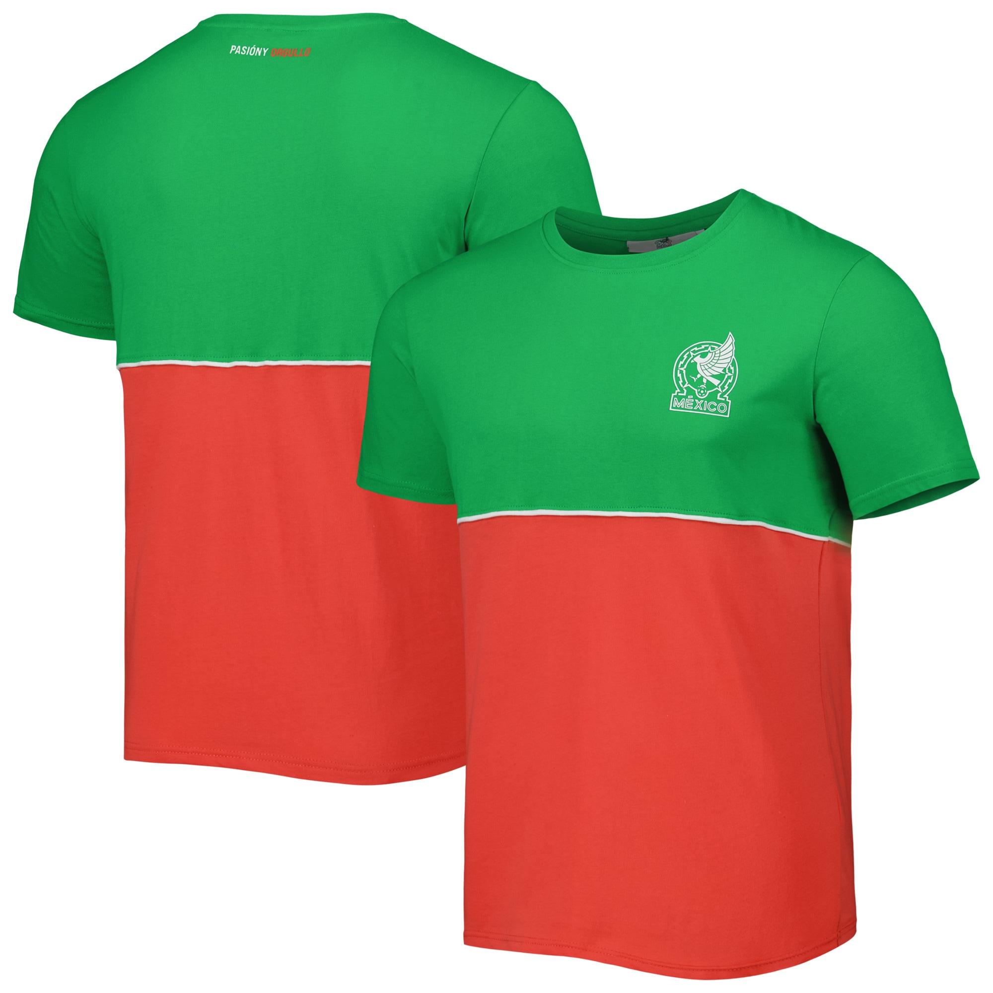 mexico national team block west t-shirt – greenred Collection – Brazil World Cup Jerseys and T-Shirts