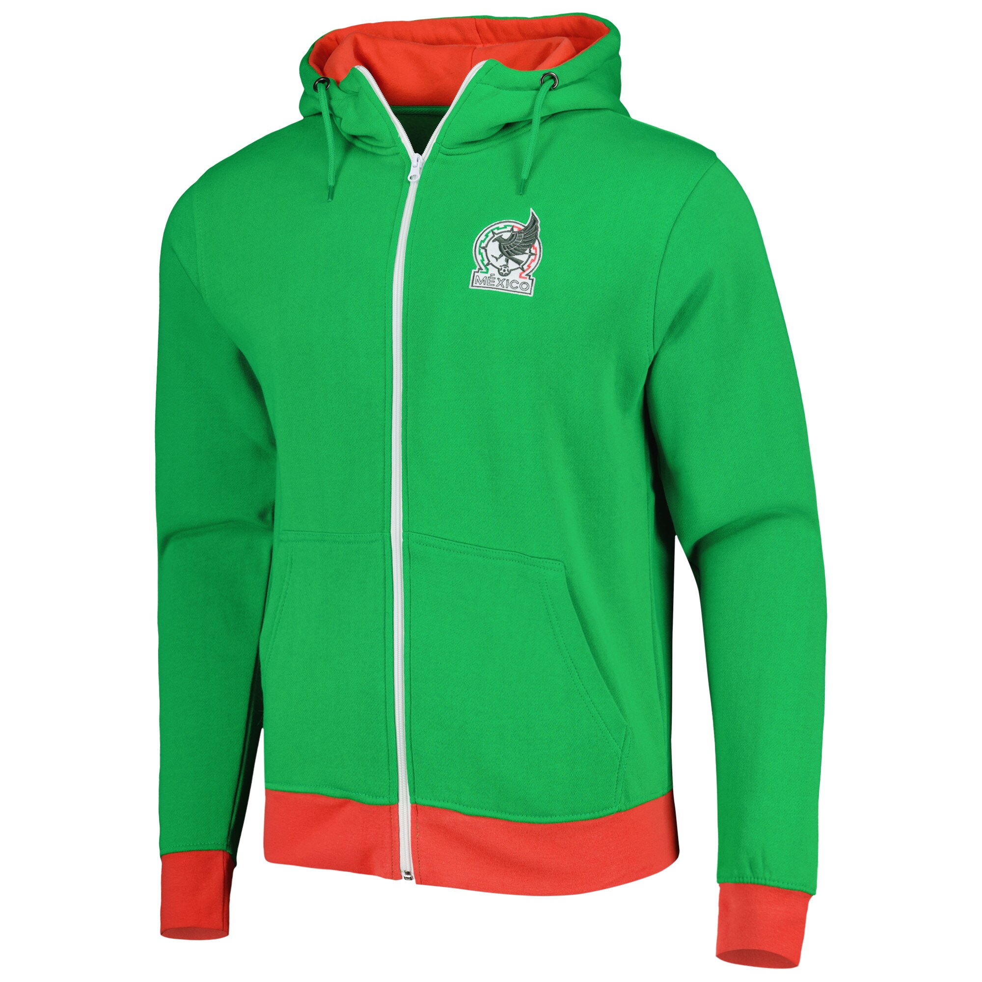 mexico national team crest full-zip hoodie – green Collection – Brazil World Cup Jerseys and T-Shirts