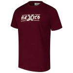 mexico national team heritage heavy relaxed fit t-shirt – burgundy Collection – Brazil World Cup Jerseys and T-Shirts