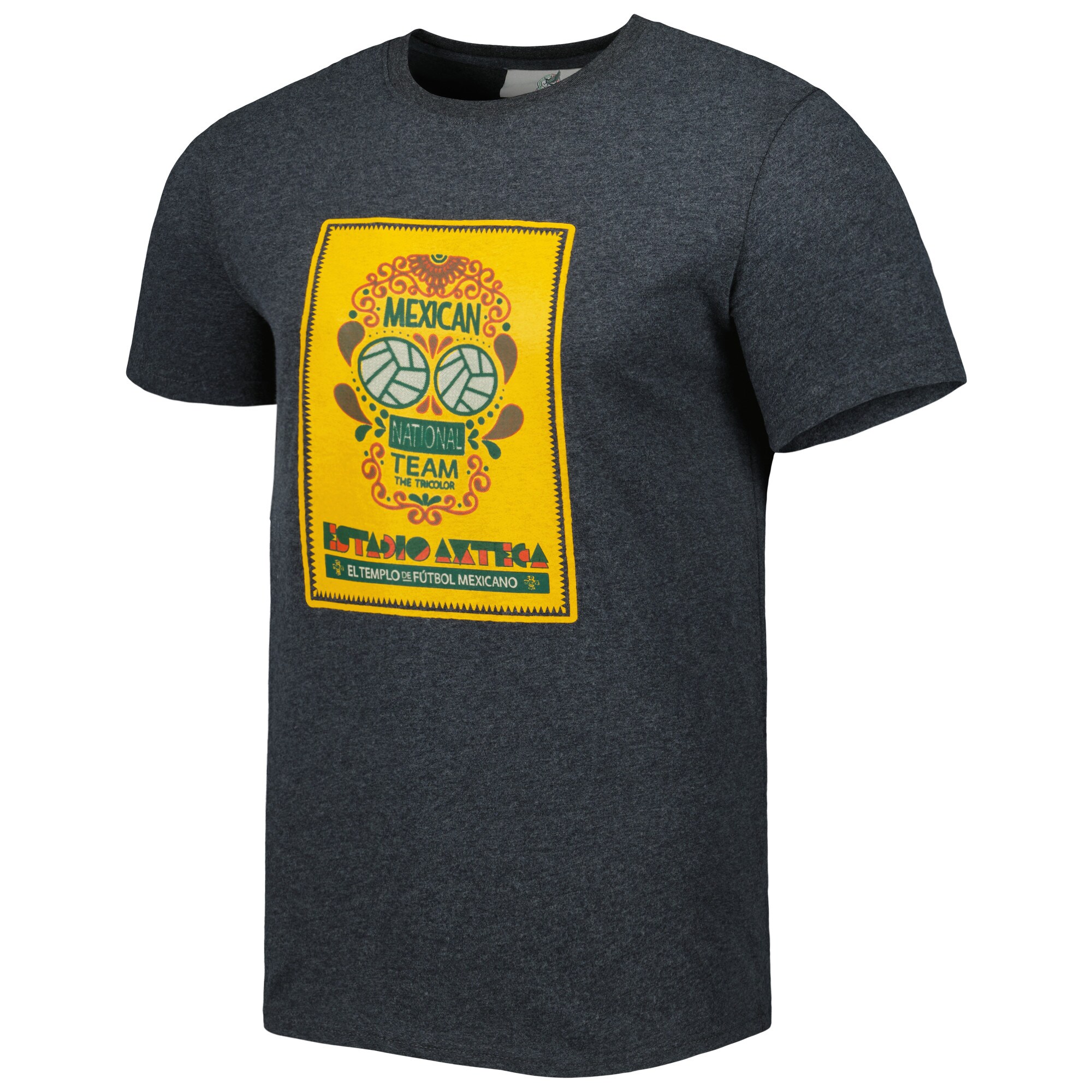 mexico national team templo t-shirt – heather charcoal Collection – Brazil World Cup Jerseys and T-Shirts