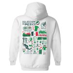mexico national team vive la fete women8217s impressions artwork pullover hoodie – white Collection – Brazil World Cup Jerseys and T-Shirts