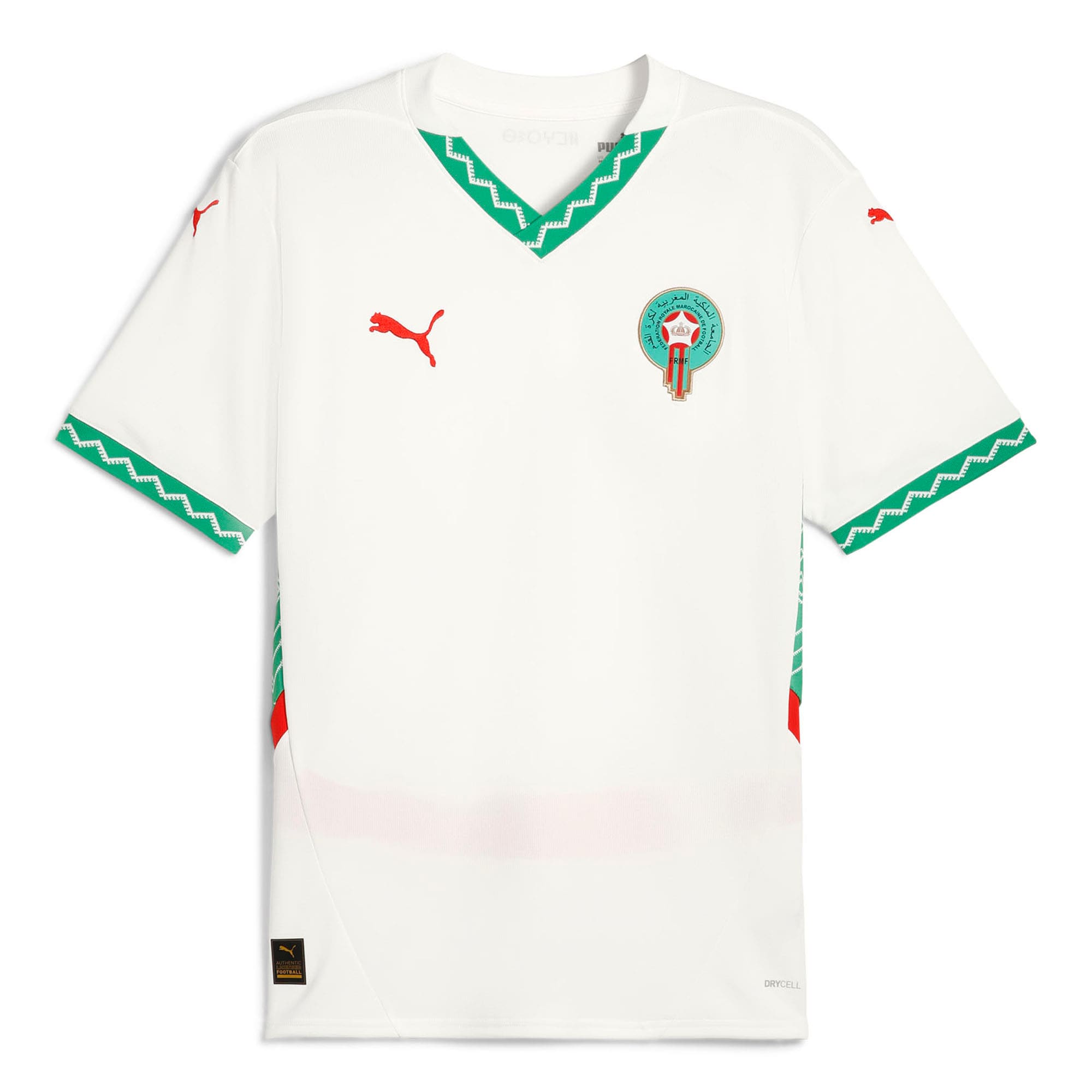 morocco national team puma 2025 away replica jersey – white Collection – Brazil World Cup Jerseys and T-Shirts