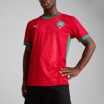 morocco national team puma 2025 home replica jersey – red Collection – Brazil World Cup Jerseys and T-Shirts