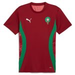 morocco national team puma 2025 pre-match jersey – red Collection – Brazil World Cup Jerseys and T-Shirts