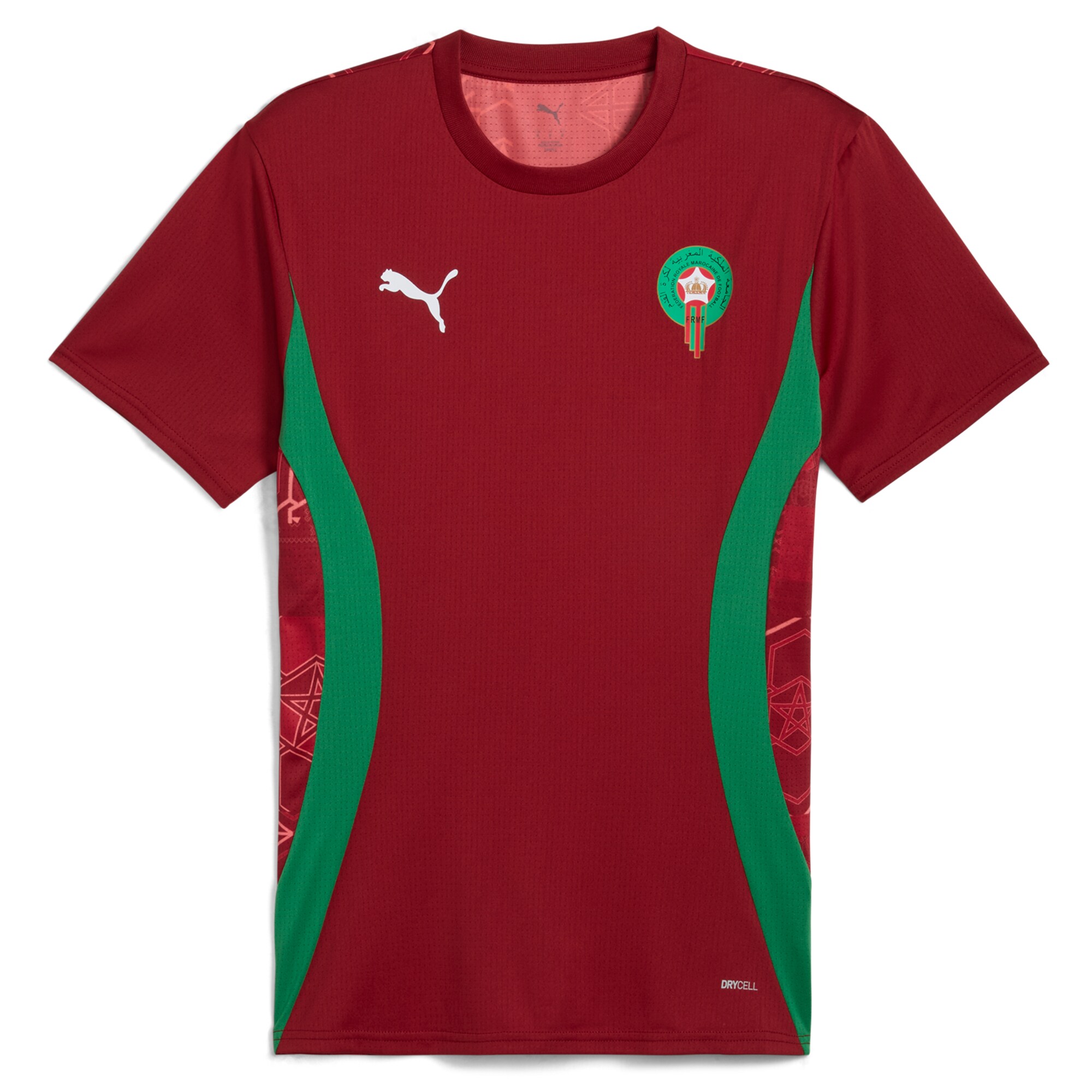 morocco national team puma 2025 pre-match jersey – red Collection – Brazil World Cup Jerseys and T-Shirts