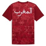 morocco national team puma 2025 pre-match jersey – red Collection – Brazil World Cup Jerseys and T-Shirts