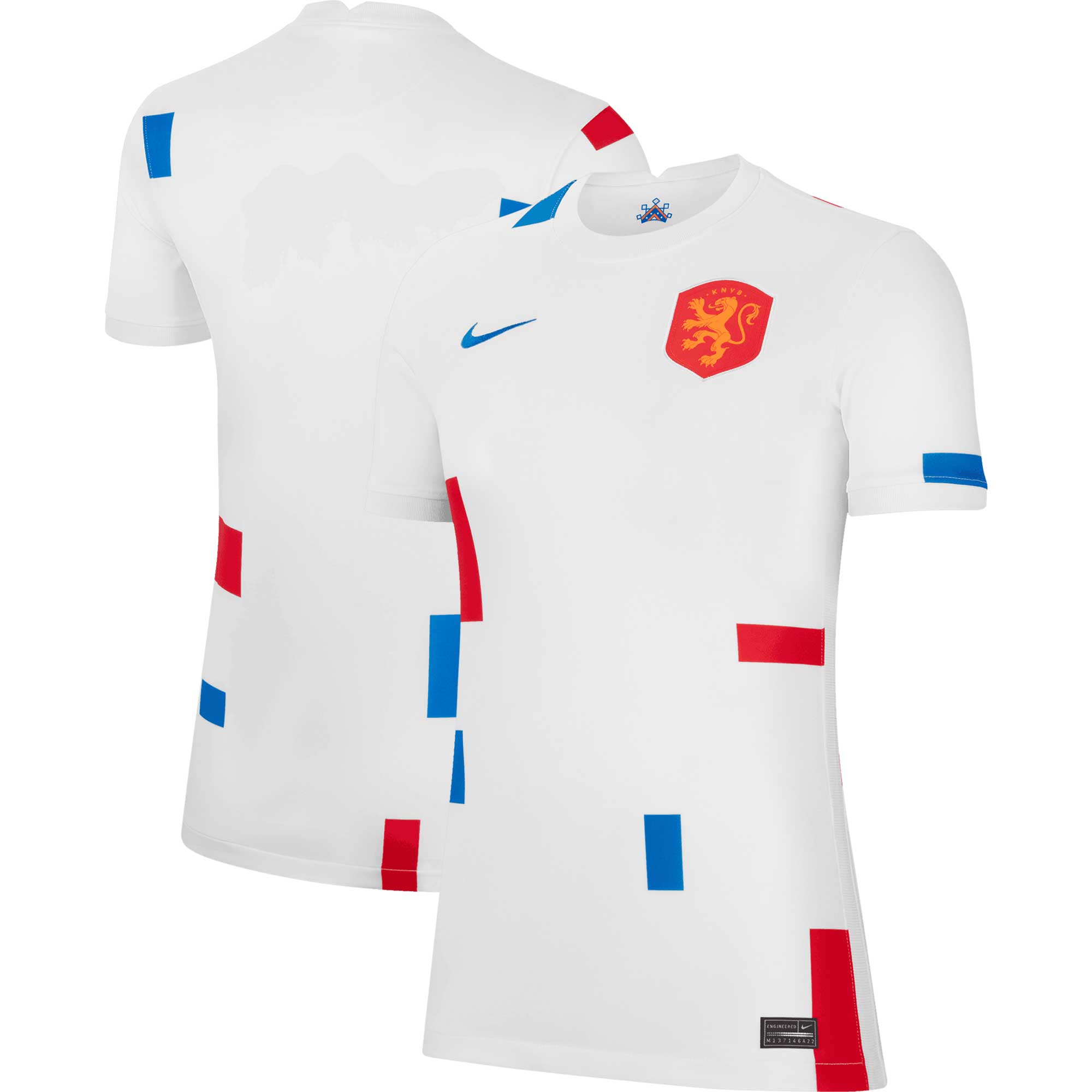 netherlands women8217s national team nike women8217s 202223 away replica blank jersey – white Collection – Brazil World Cup Jerseys and T-Shirts