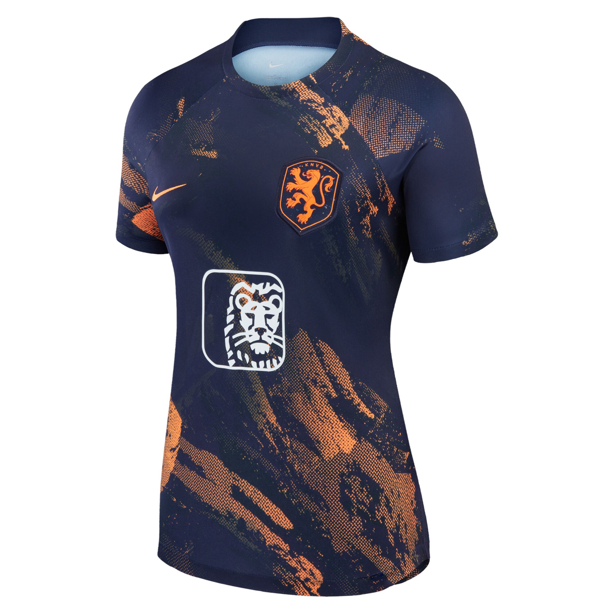netherlands women8217s national team nike women8217s 2023 pre-match top – navy Collection – Brazil World Cup Jerseys and T-Shirts