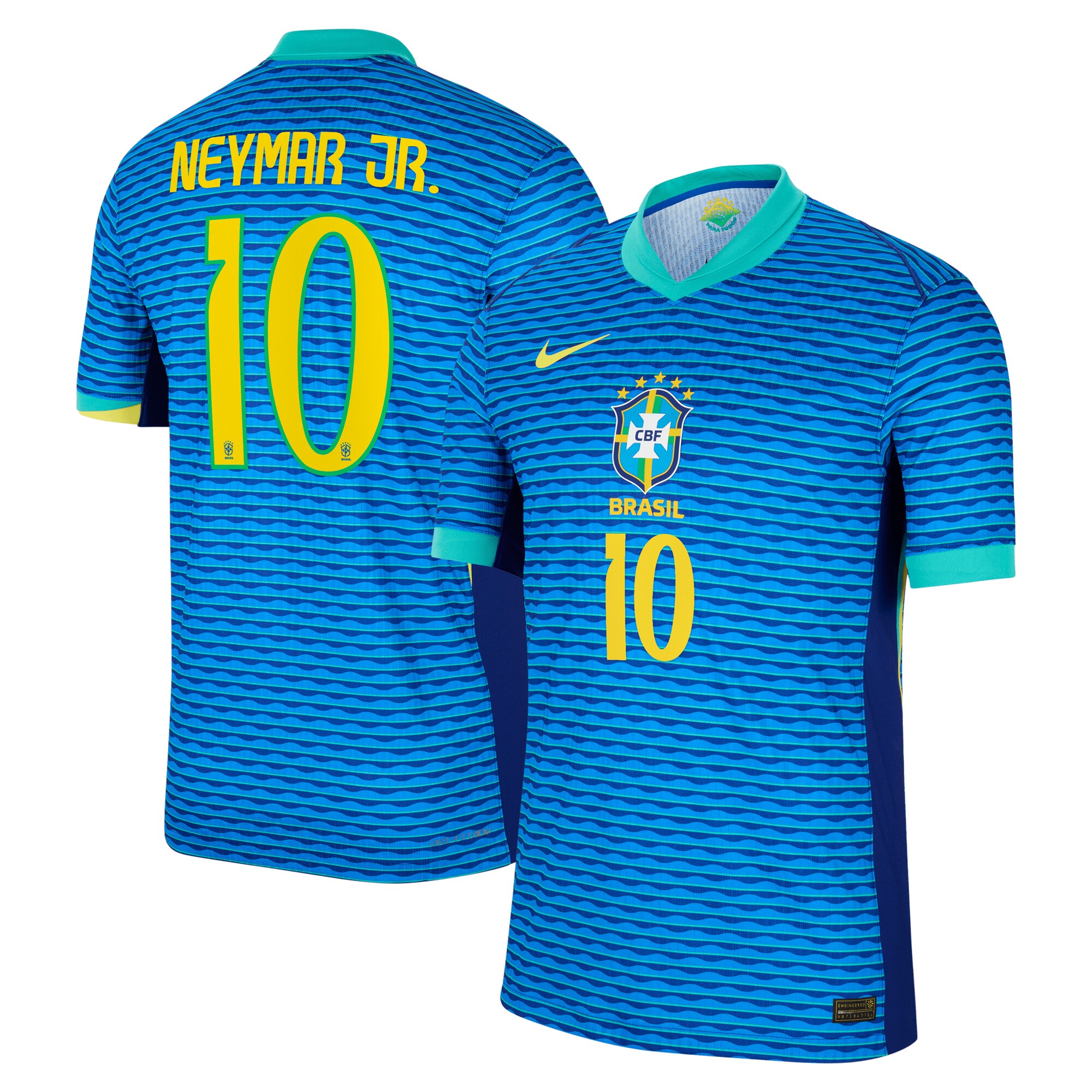 neymar jr. brazil national team nike 2024 away match authentic player jersey – blue Collection – Brazil World Cup Jerseys and T-Shirts