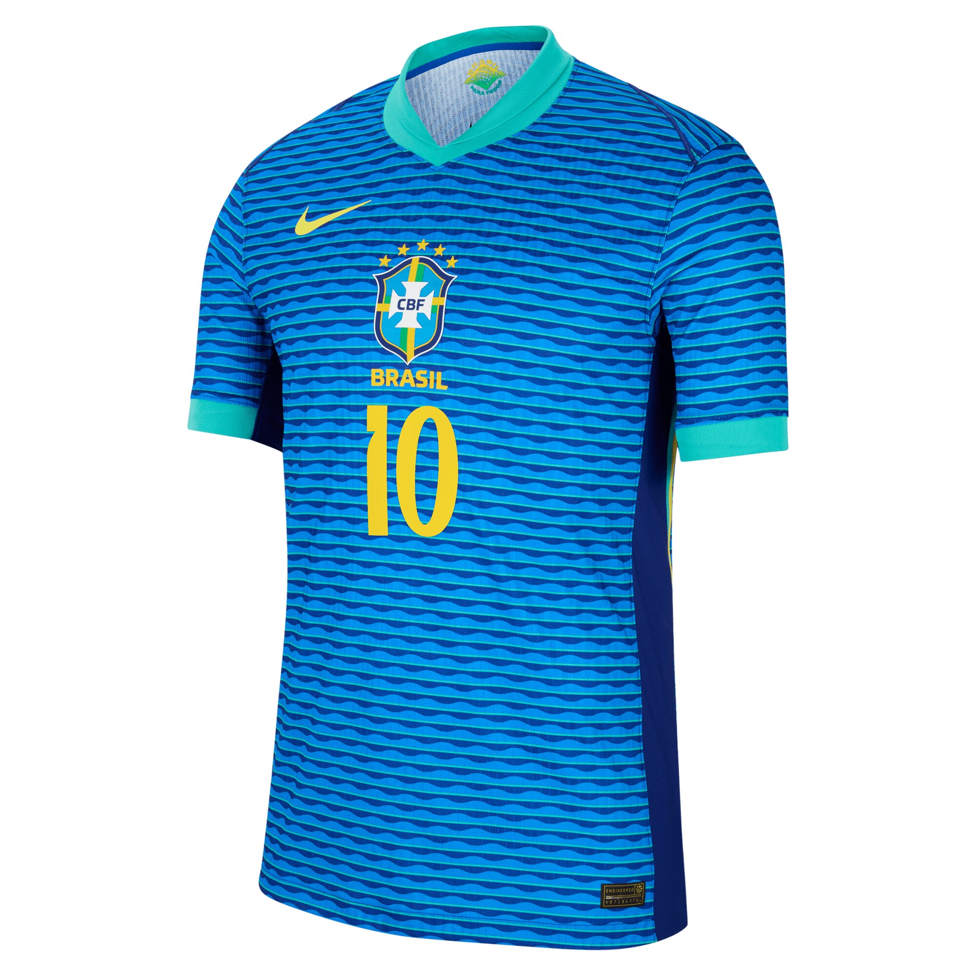 neymar jr. brazil national team nike 2024 away match authentic player jersey – blue Collection – Brazil World Cup Jerseys and T-Shirts
