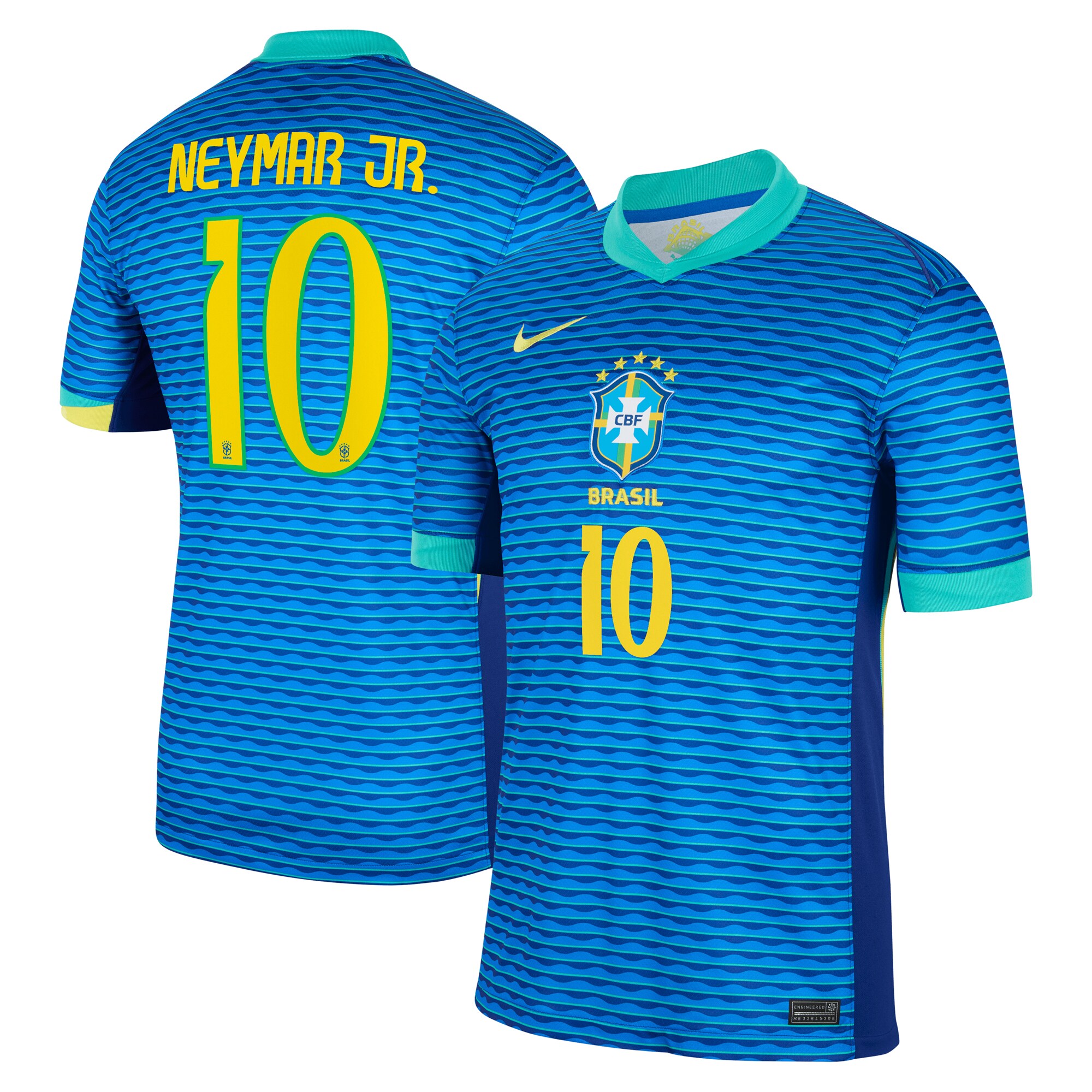 neymar jr. brazil national team nike 2024 away stadium replica player jersey – blue Collection – Brazil World Cup Jerseys and T-Shirts
