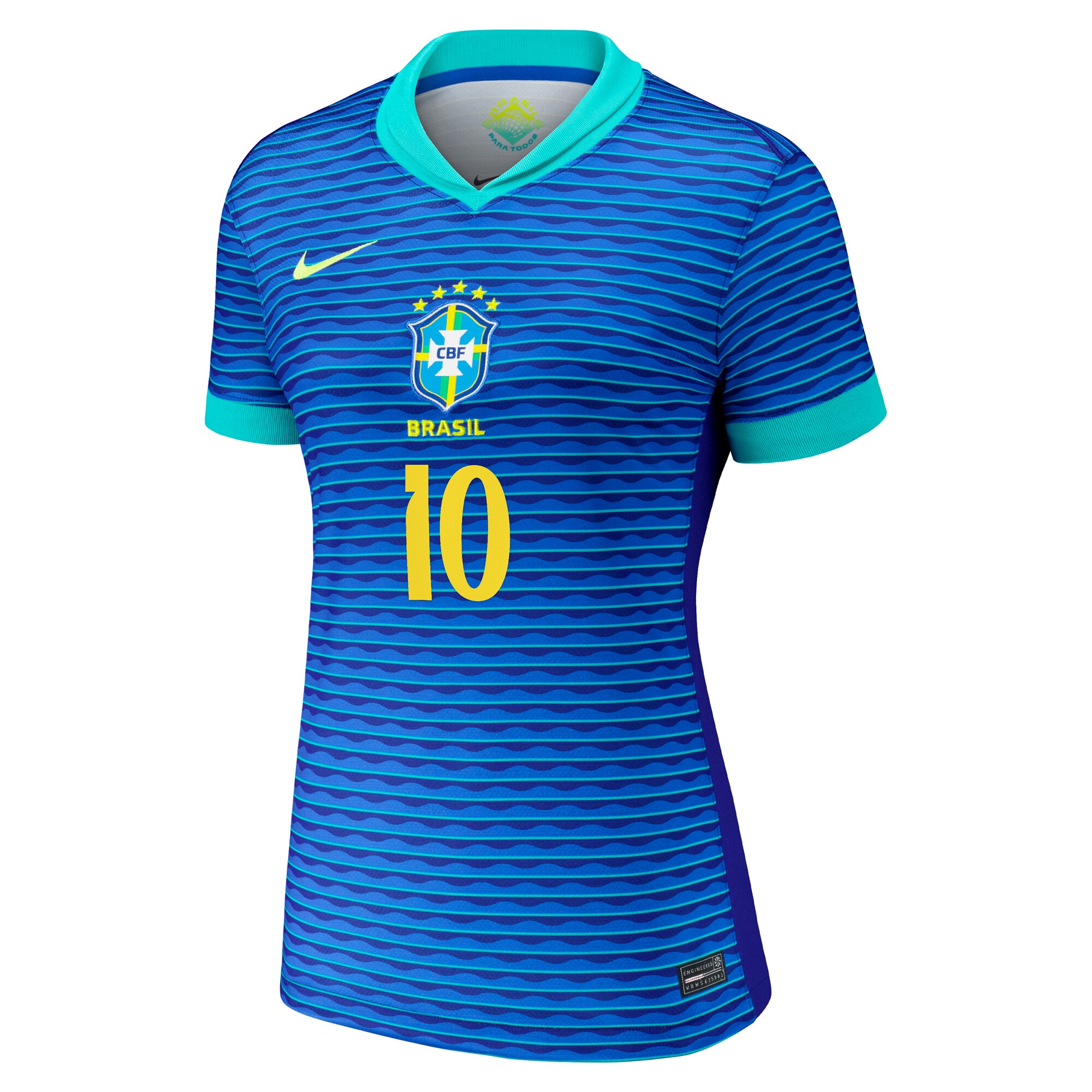 neymar jr. brazil national team nike women8217s 2024 away stadium replica player jersey – blue Collection – Brazil World Cup Jerseys and T-Shirts