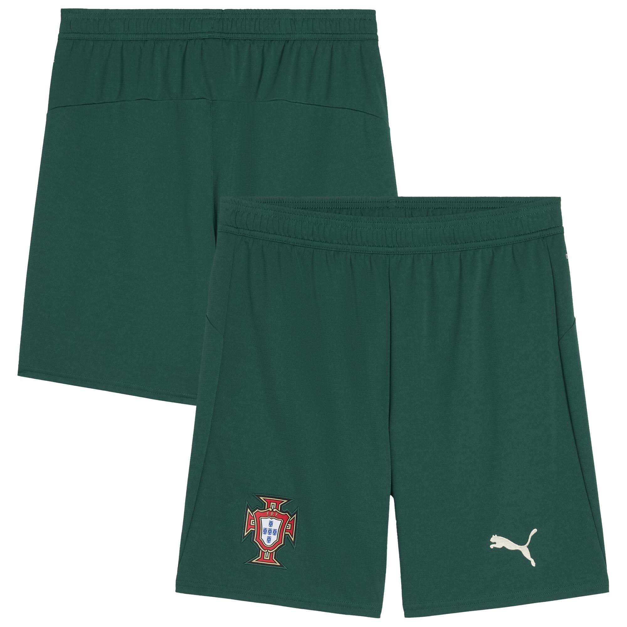 portugal national team puma 2025 home replica shorts – green Collection – Brazil World Cup Jerseys and T-Shirts