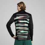 portugal national team puma 2025 pre-match quarter-zip top – black Collection – Brazil World Cup Jerseys and T-Shirts