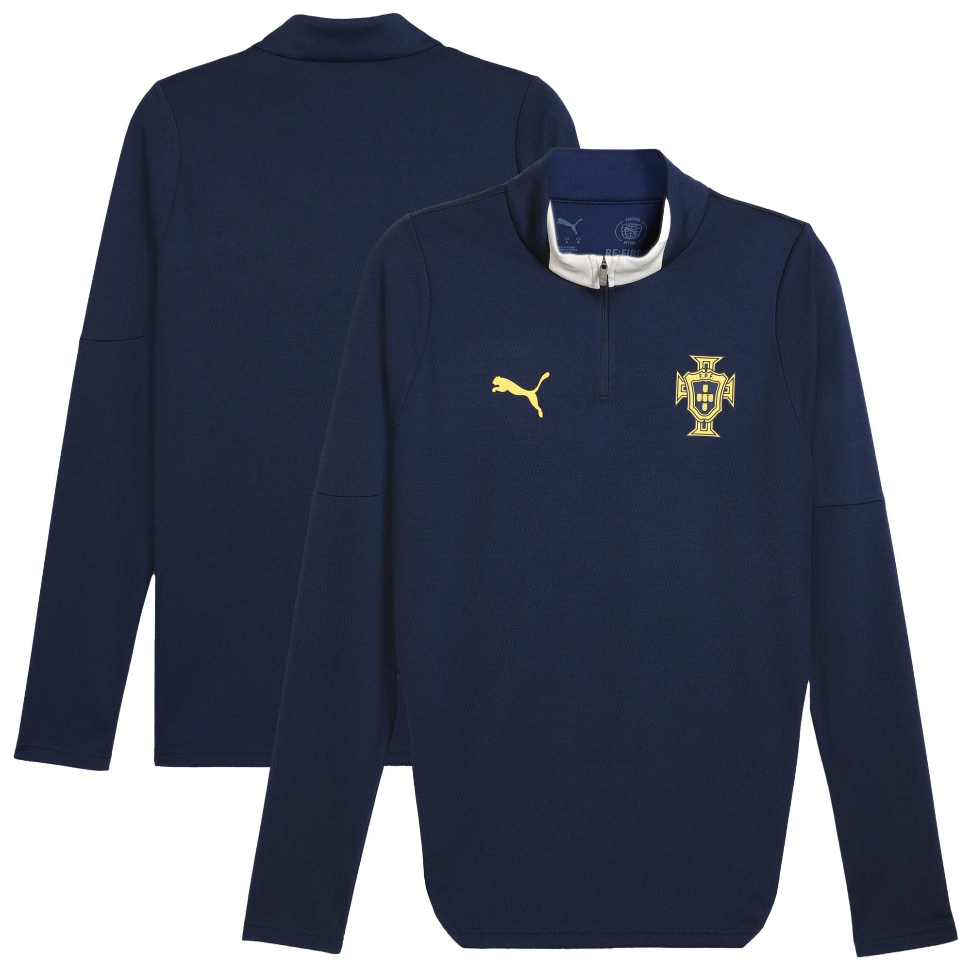 portugal national team puma 2025 quarter-zip training jacket – blue Collection – Brazil World Cup Jerseys and T-Shirts