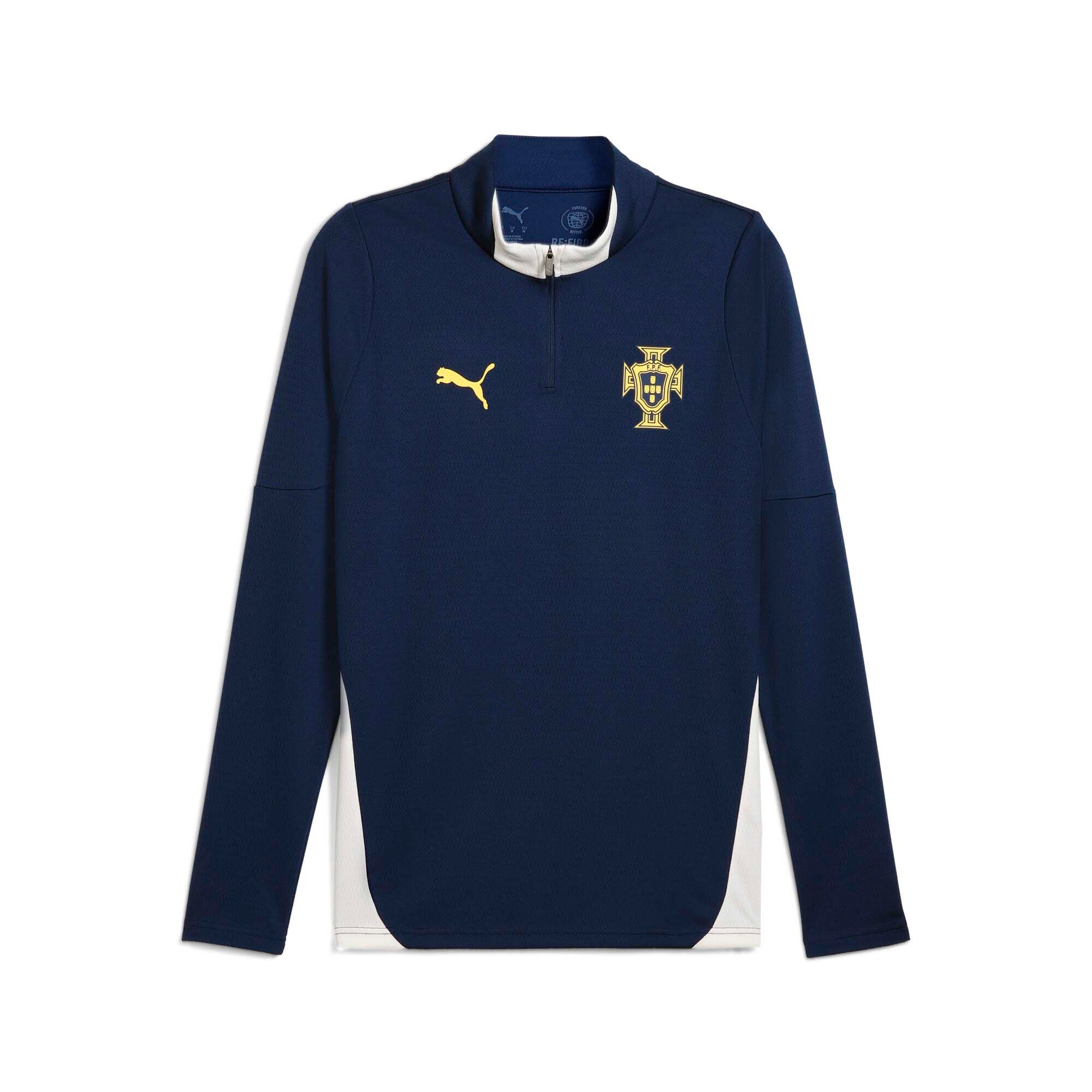 portugal national team puma 2025 quarter-zip training jacket – blue Collection – Brazil World Cup Jerseys and T-Shirts