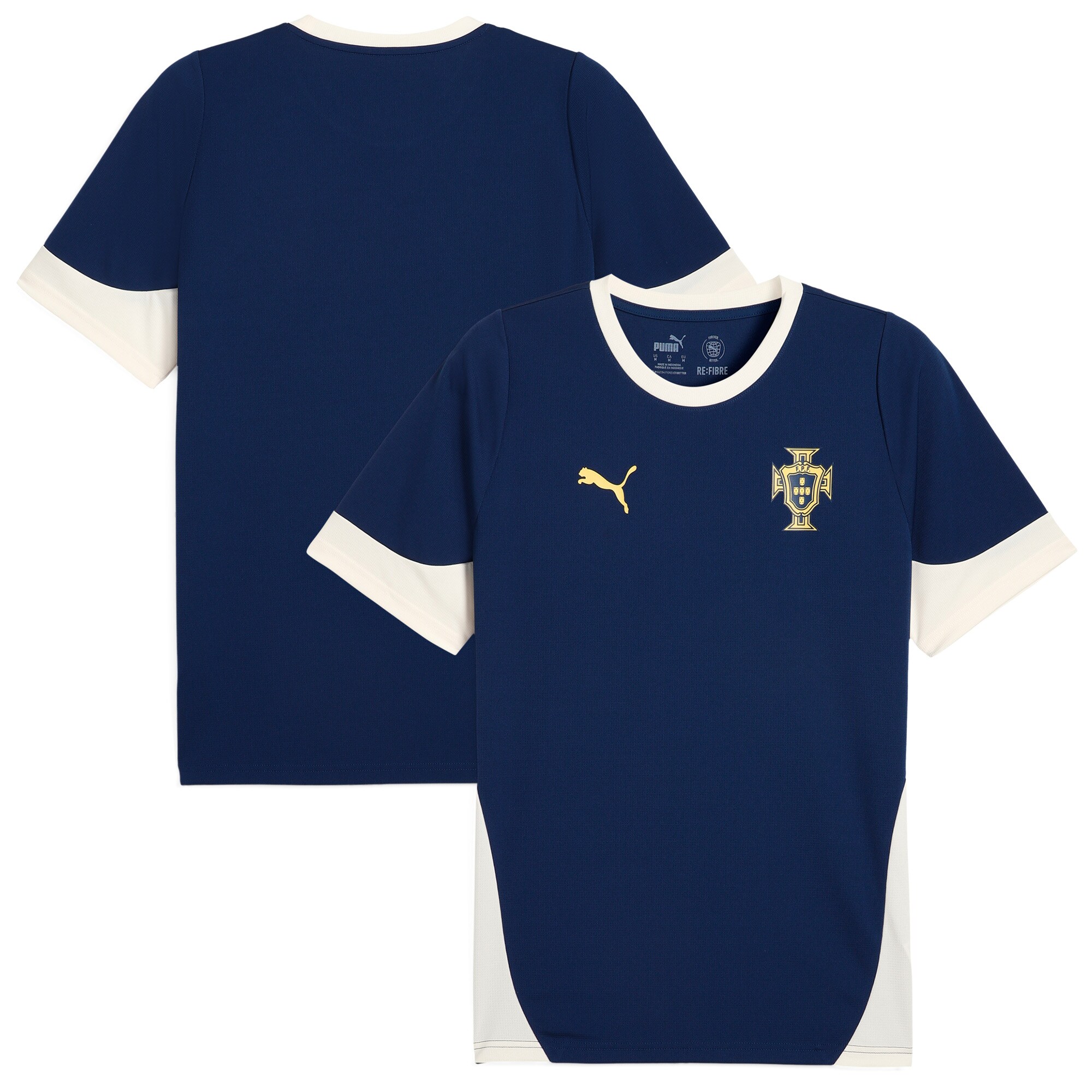 portugal national team puma 2025 training jersey – blue Collection – Brazil World Cup Jerseys and T-Shirts