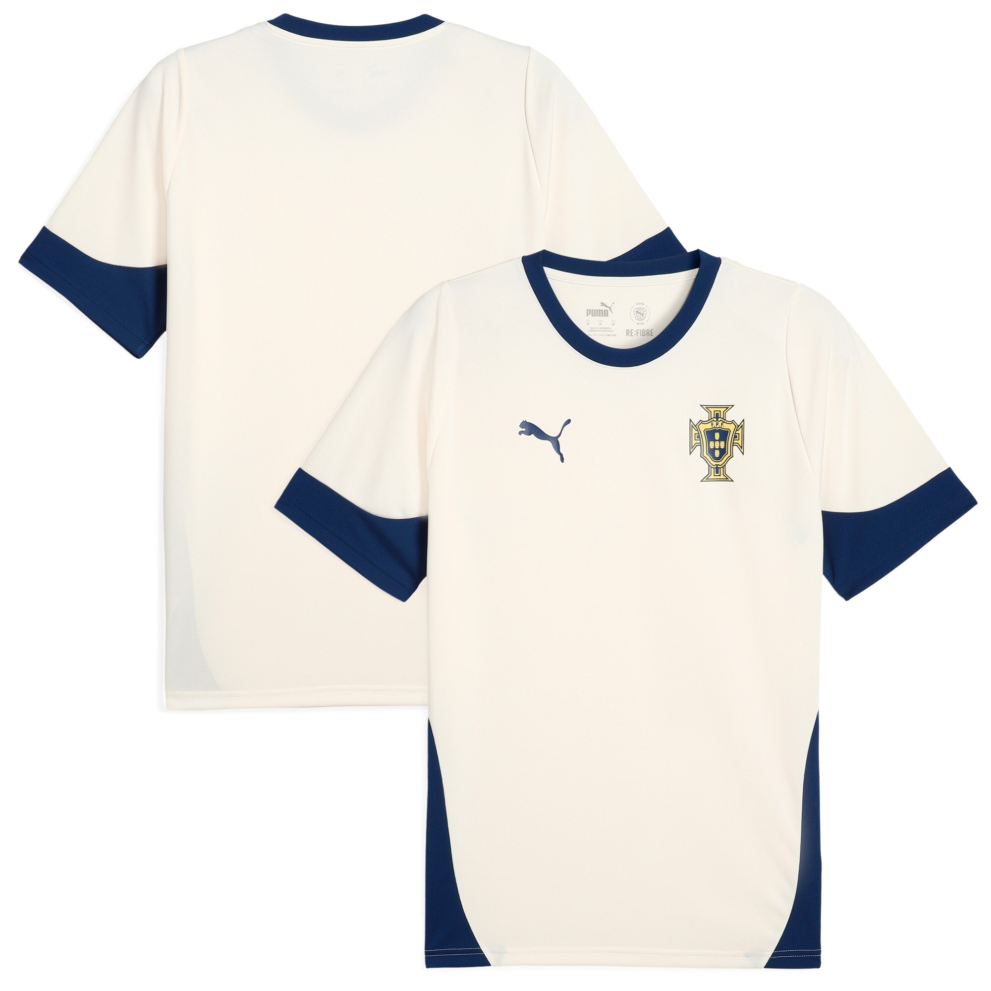 portugal national team puma 2025 training jersey – cream Collection – Brazil World Cup Jerseys and T-Shirts