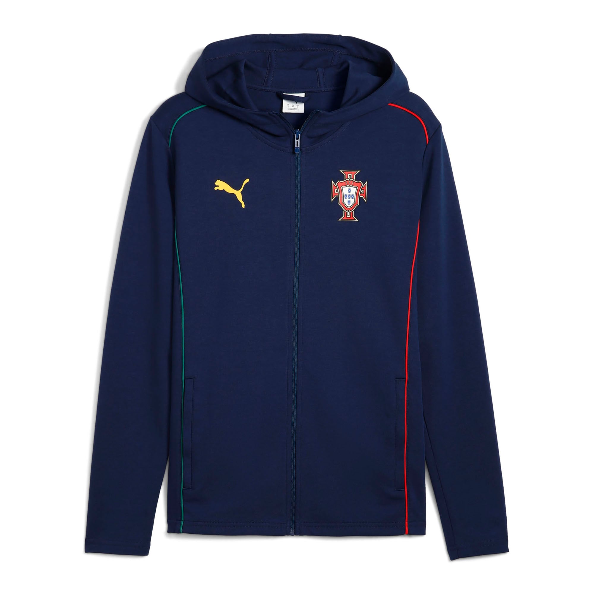 portugal national team puma casuals full-zip hoodie – navy Collection – Brazil World Cup Jerseys and T-Shirts