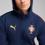 portugal national team puma casuals full-zip hoodie – navy Collection – Brazil World Cup Jerseys and T-Shirts