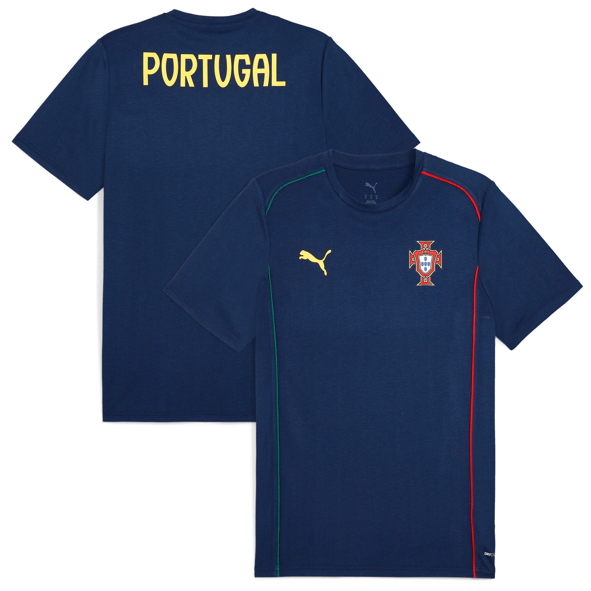 portugal national team puma casuals t-shirt – navy Collection – Brazil World Cup Jerseys and T-Shirts