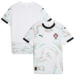 portugal national team puma youth 2025 away replica jersey – white Collection – Brazil World Cup Jerseys and T-Shirts