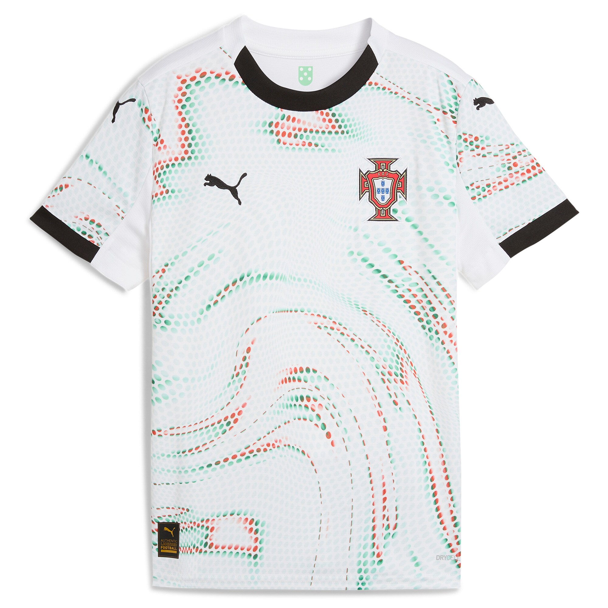 portugal national team puma youth 2025 away replica jersey – white Collection – Brazil World Cup Jerseys and T-Shirts