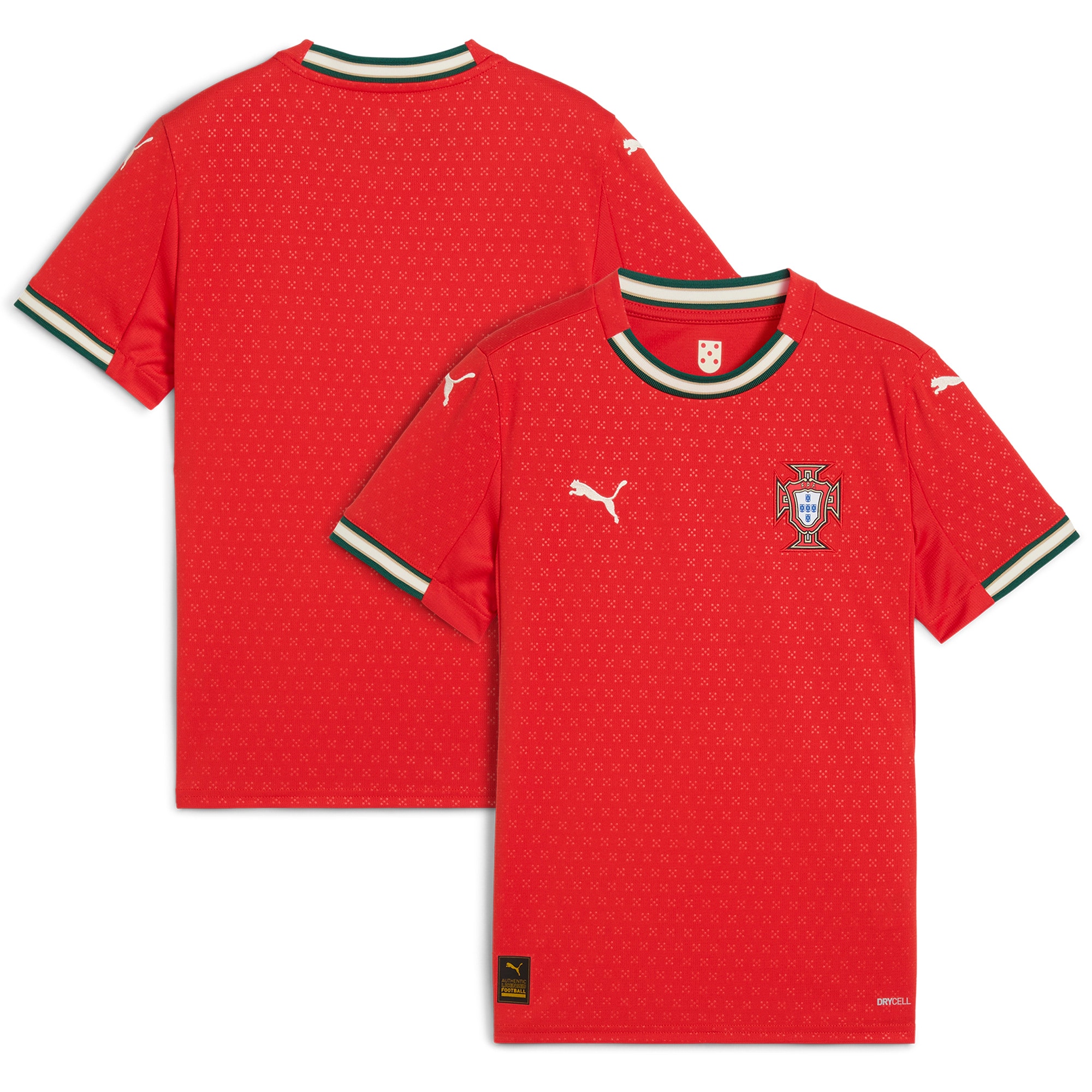 portugal national team puma youth 2025 home replica jersey – red Collection – Brazil World Cup Jerseys and T-Shirts