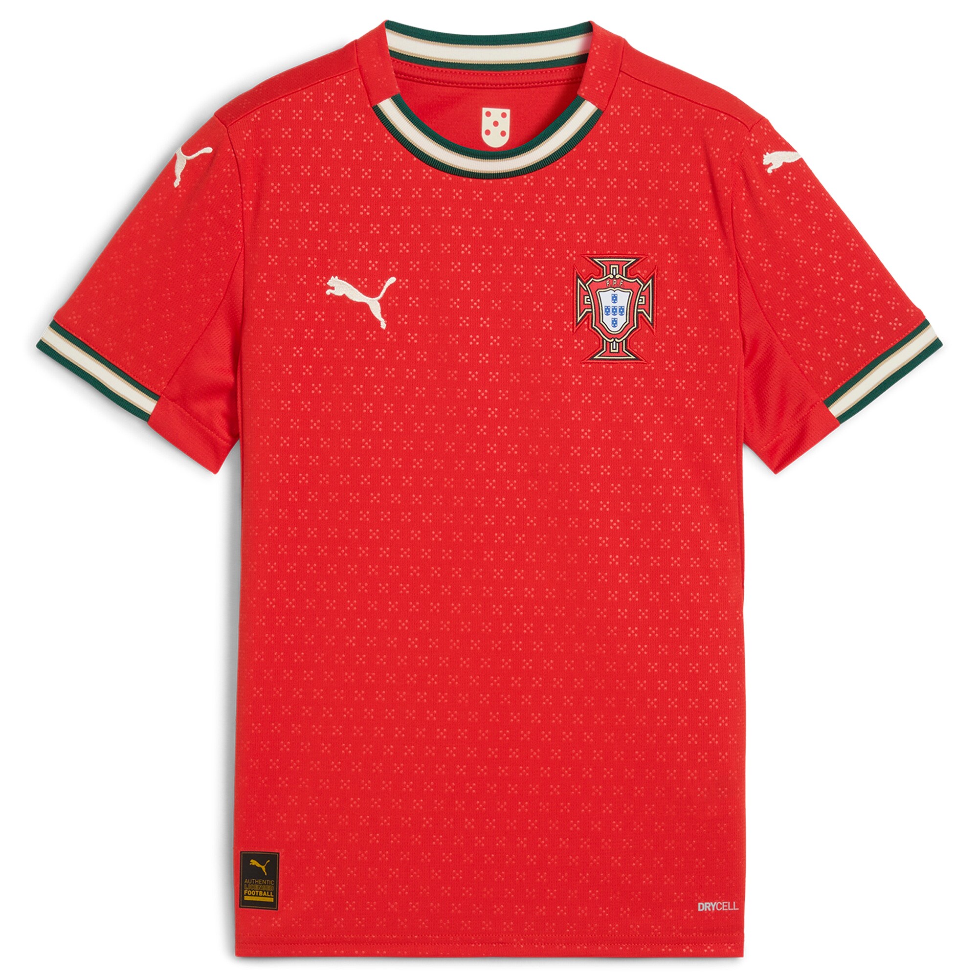 portugal national team puma youth 2025 home replica jersey – red Collection – Brazil World Cup Jerseys and T-Shirts
