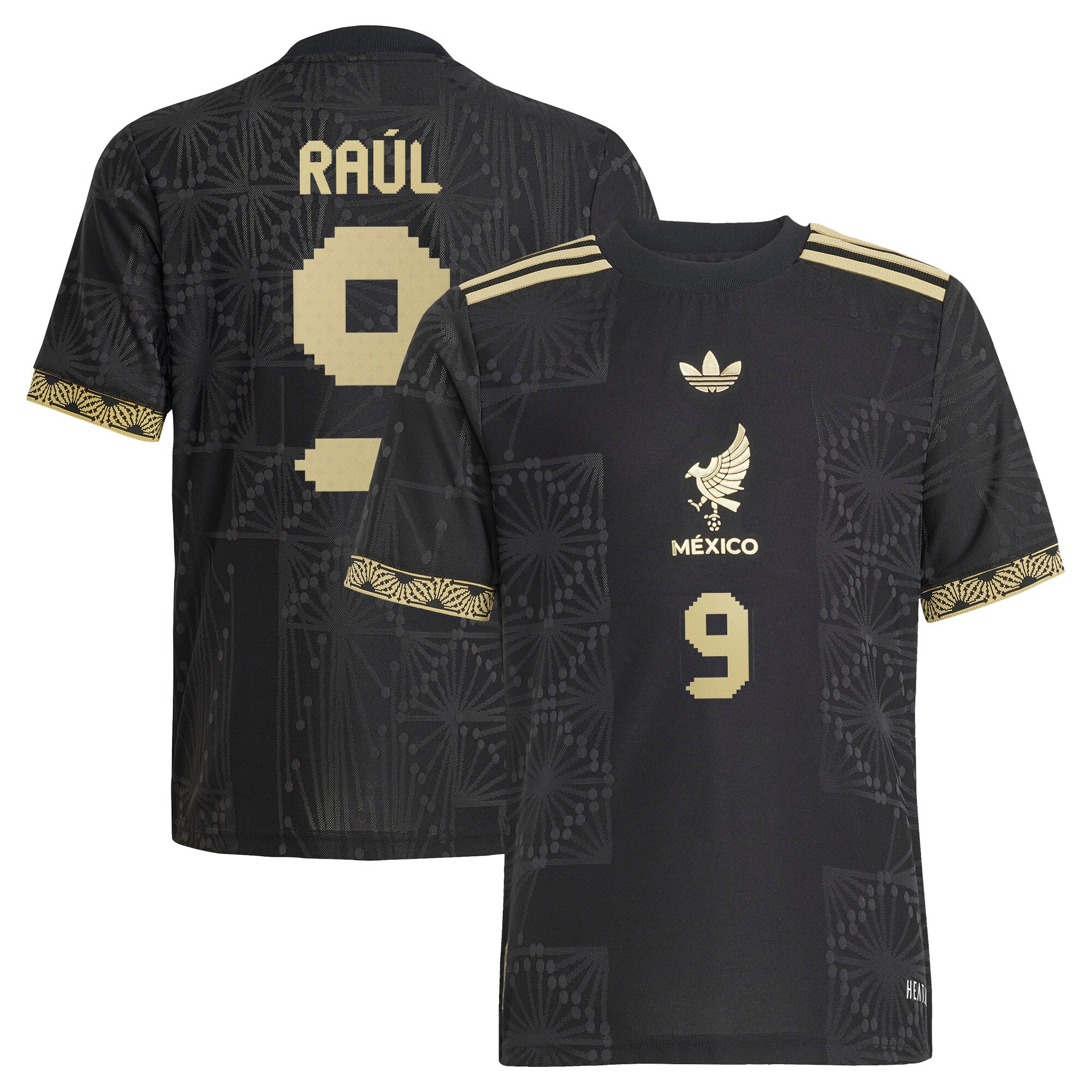 raul jimenez mexico national team adidas youth 2025 third authentic player jersey – black Collection – Brazil World Cup Jerseys and T-Shirts