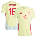 rodrigo spain national team adidas 2024 away replica jersey – yellow Collection – Brazil World Cup Jerseys and T-Shirts
