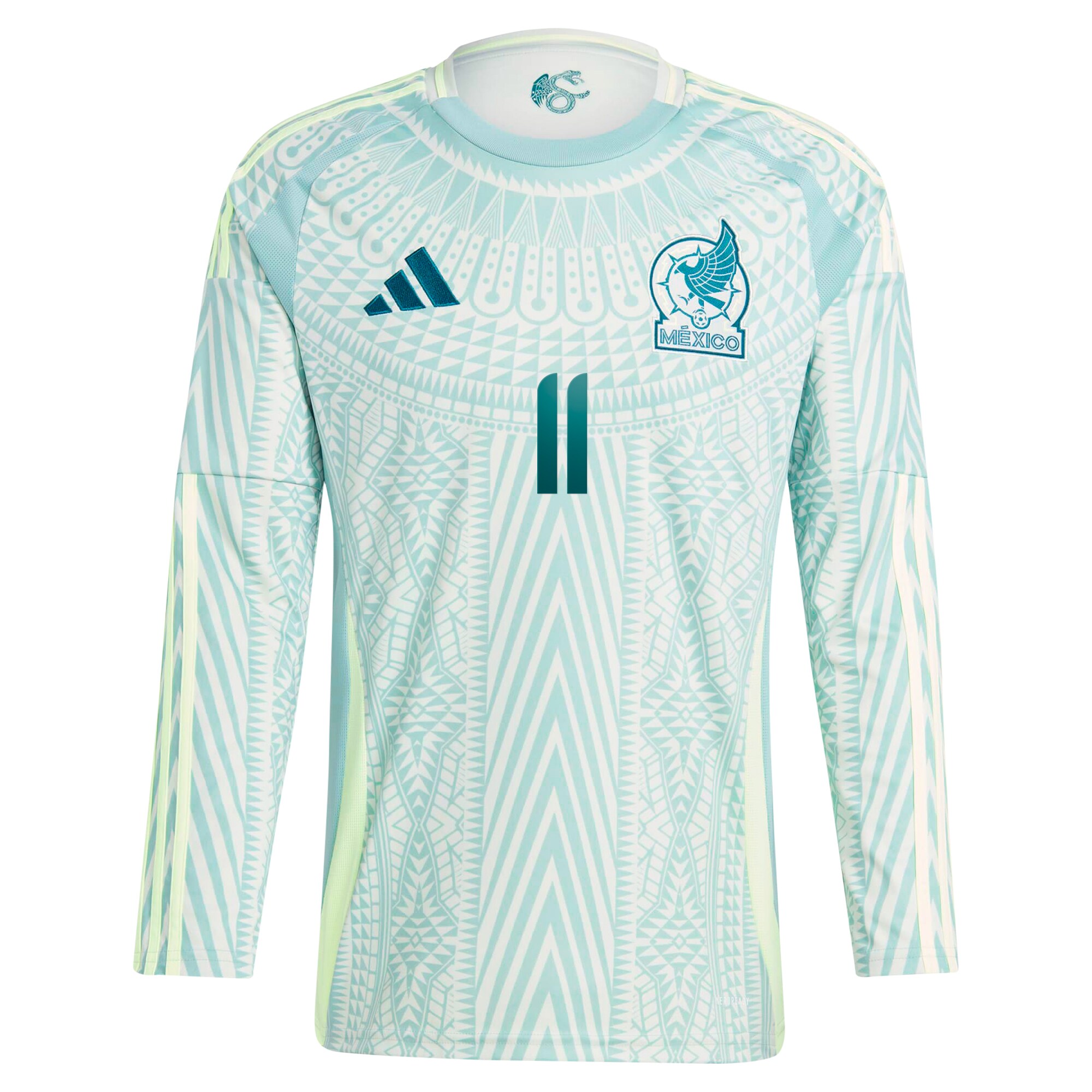 santiago giménez mexico national team adidas 2024 away replica player long sleeve jersey – green Collection – Brazil World Cup Jerseys and T-Shirts