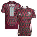 santiago giménez mexico national team adidas 2024 home authentic player jersey – burgundy Collection – Brazil World Cup Jerseys and T-Shirts