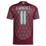 santiago giménez mexico national team adidas 2024 home authentic player jersey – burgundy Collection – Brazil World Cup Jerseys and T-Shirts
