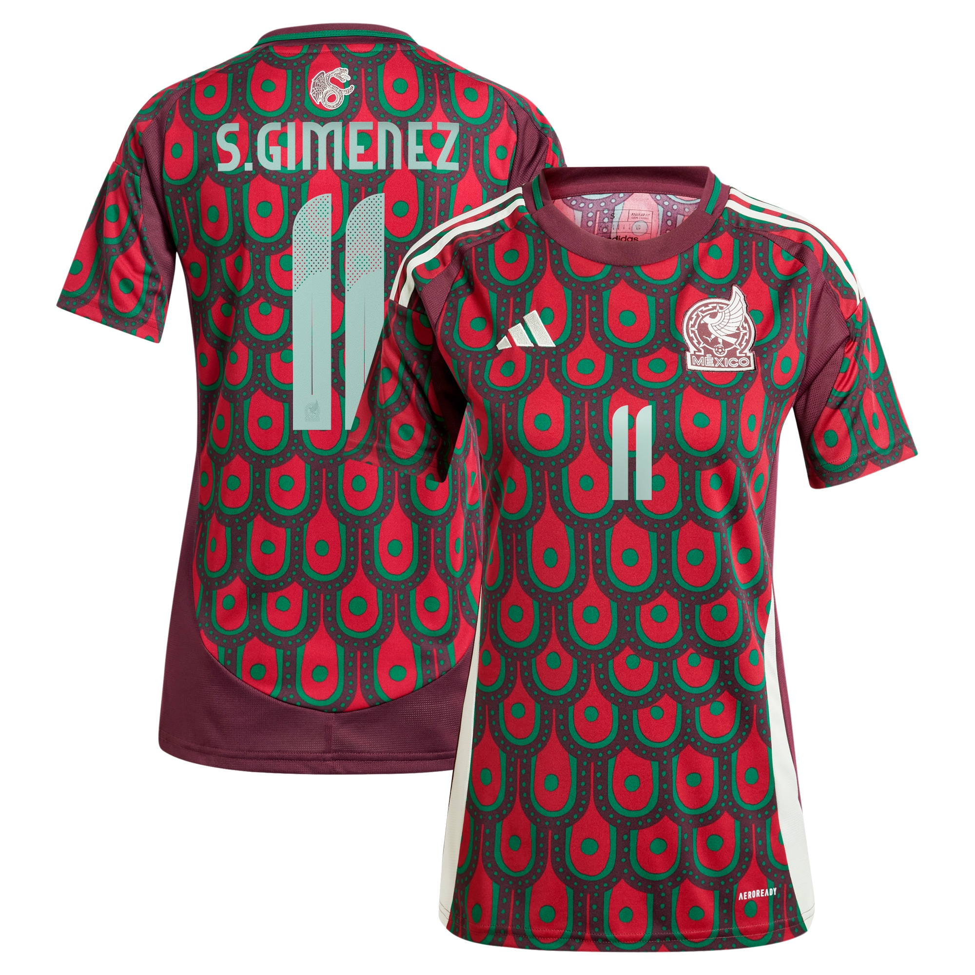santiago giménez mexico national team adidas women8217s 2024 home replica player jersey – burgundy Collection – Brazil World Cup Jerseys and T-Shirts