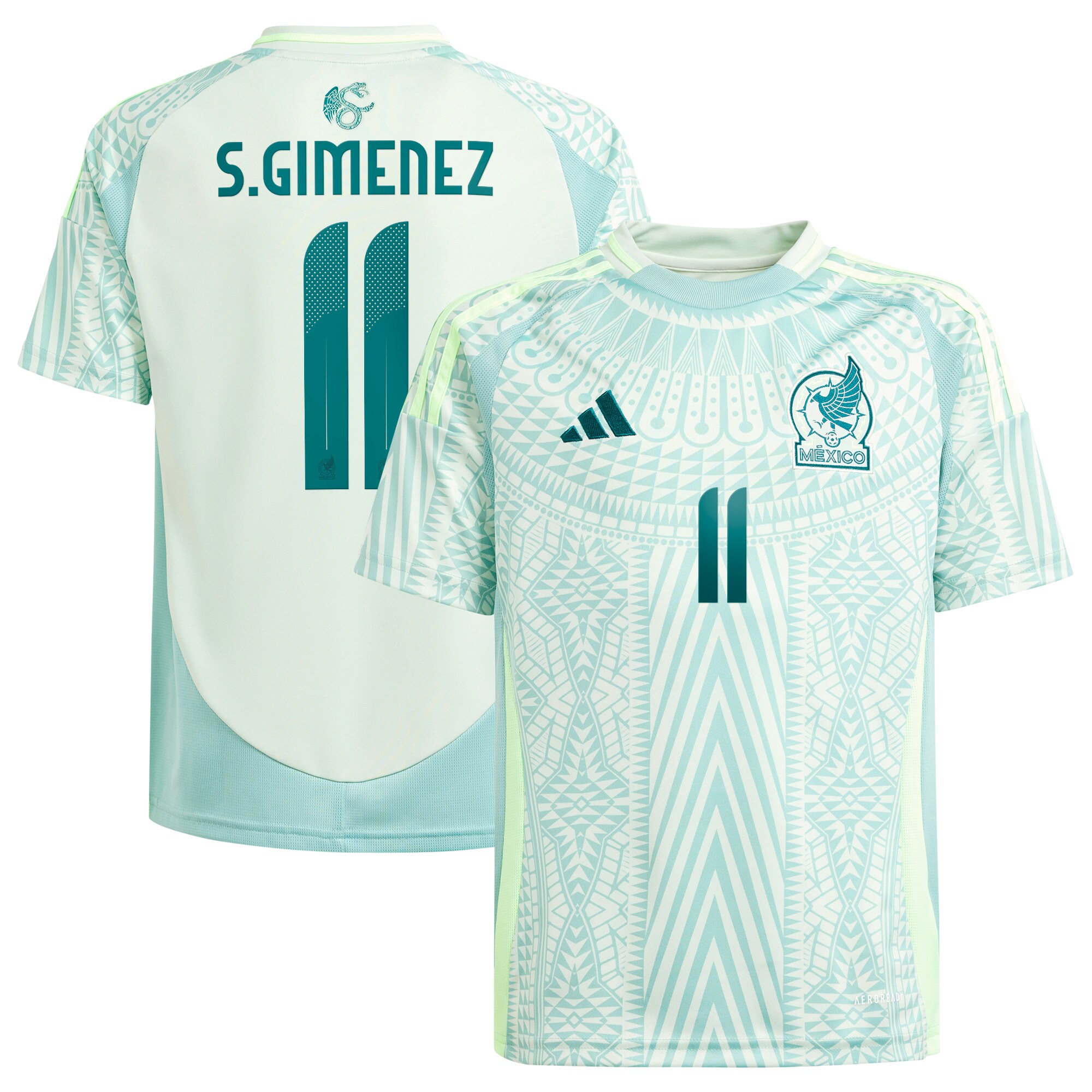 santiago giménez mexico national team adidas youth 2024 away replica player jersey – green Collection – Brazil World Cup Jerseys and T-Shirts