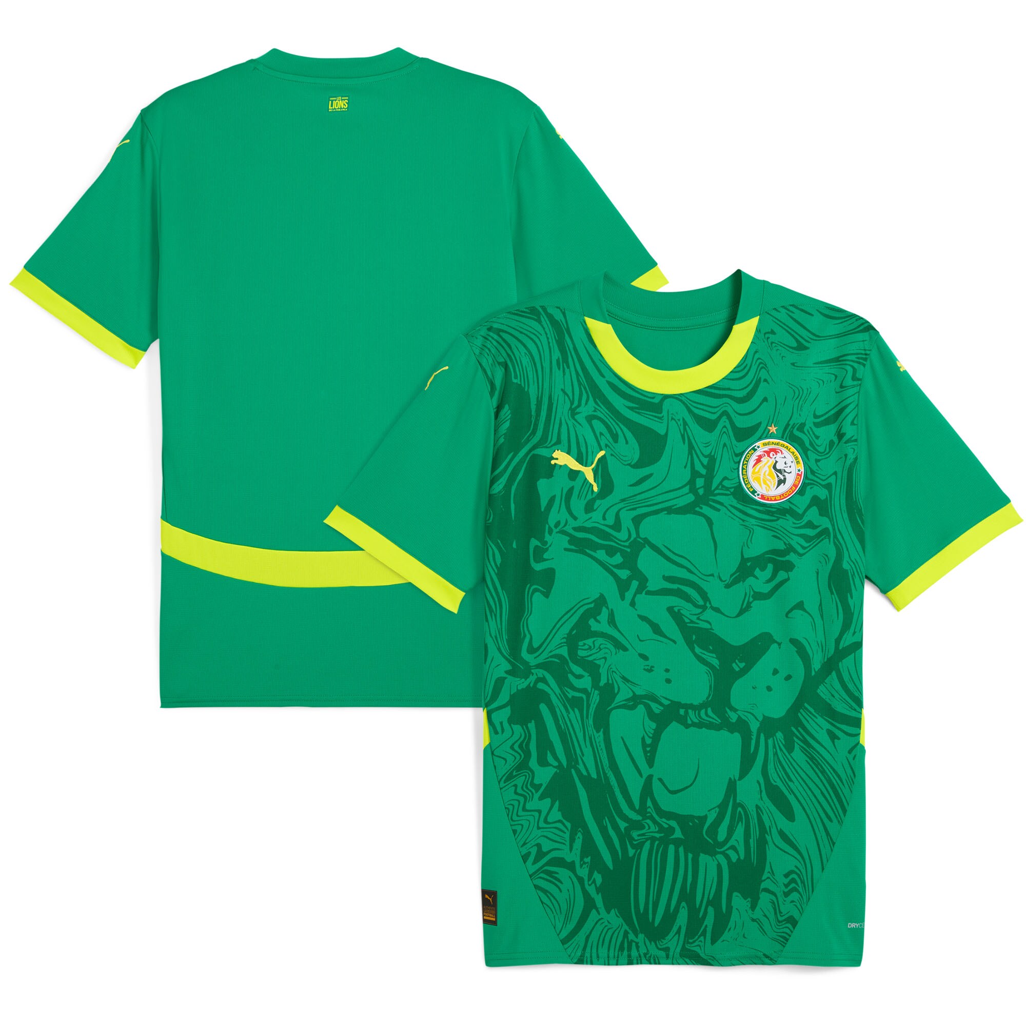 senegal national team puma 2025 away replica jersey – green Collection – Brazil World Cup Jerseys and T-Shirts